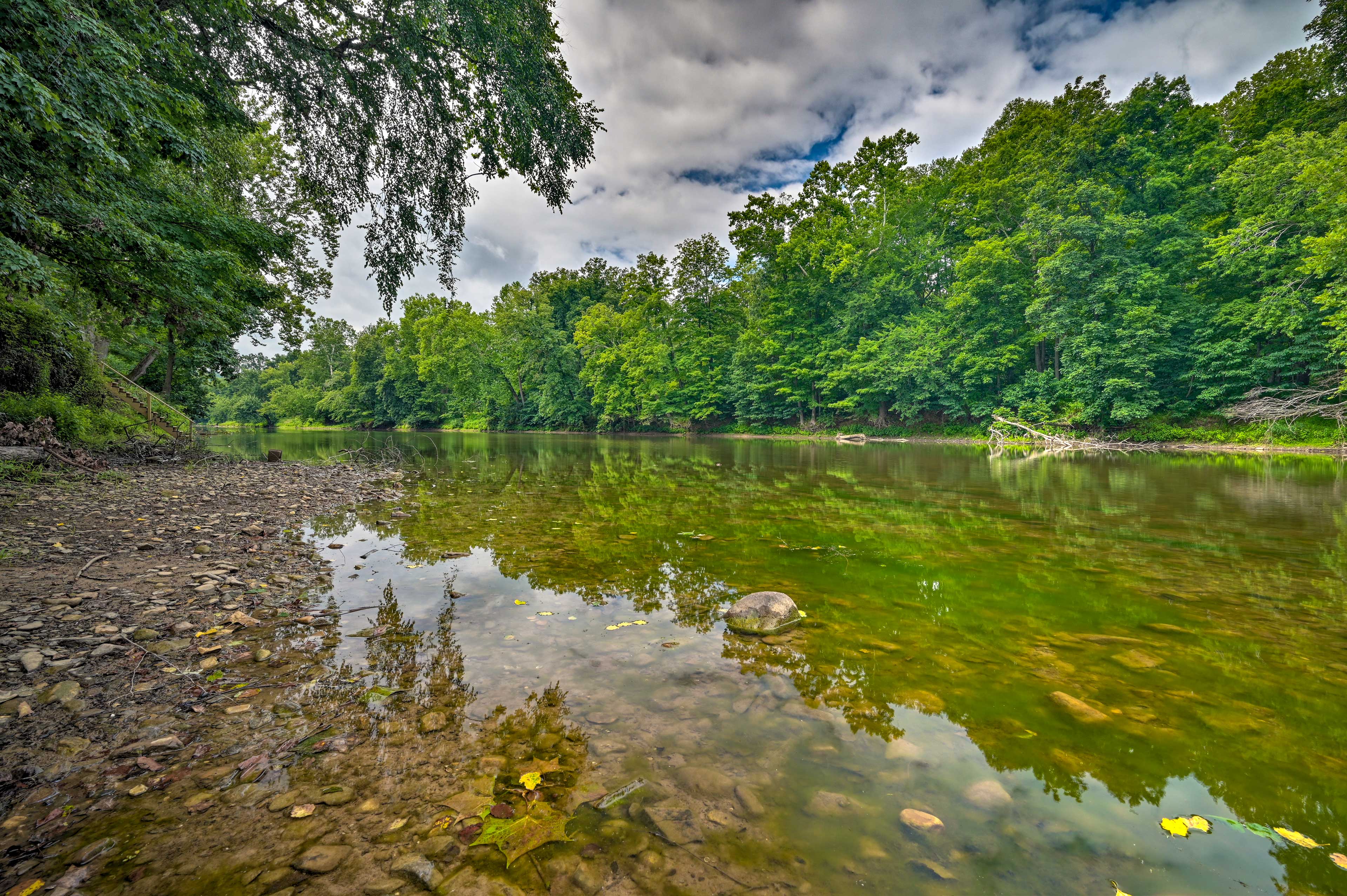 Property Image 2 - Riverfront Cacapon Cottage: Kayak, Fish, Swim