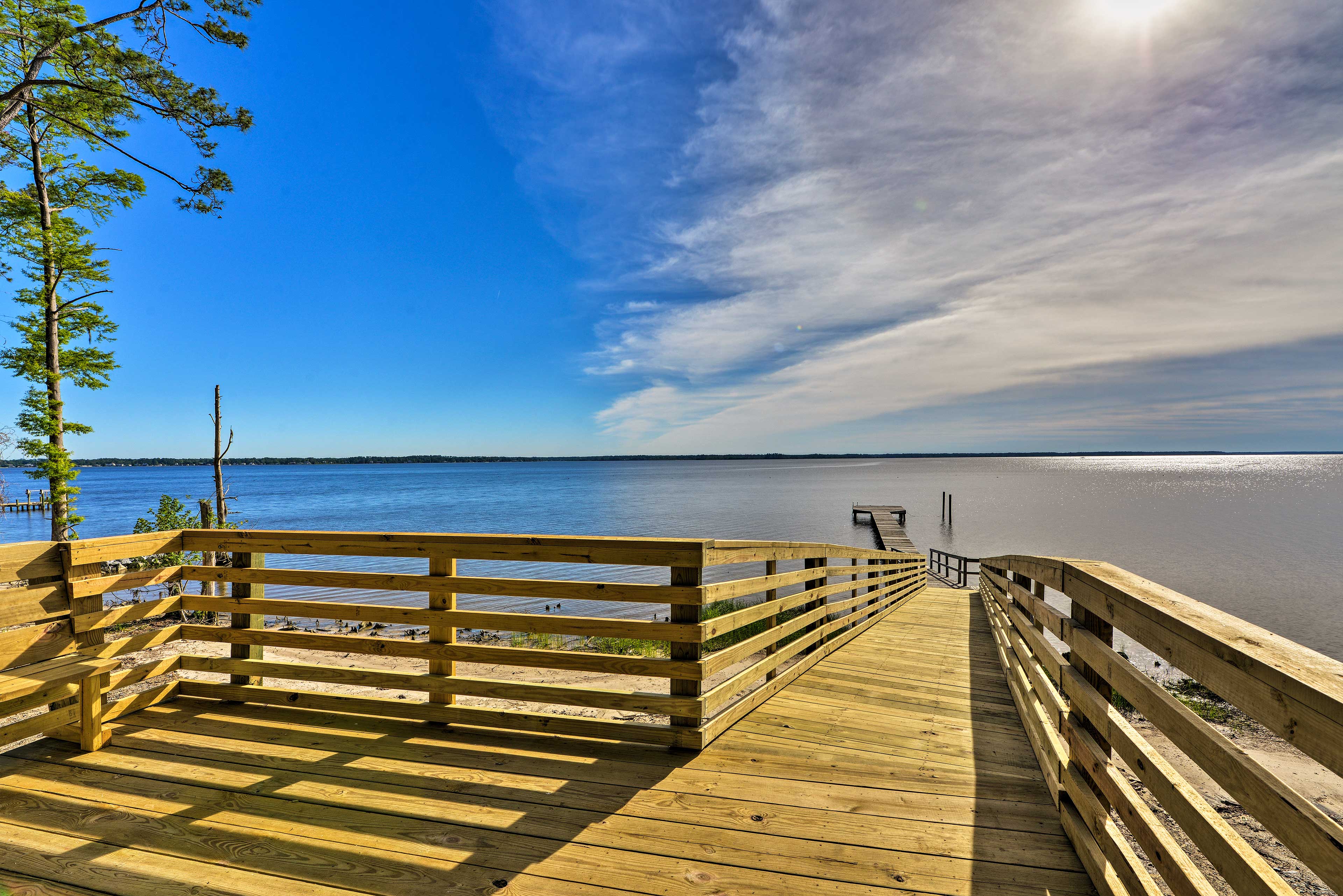 Property Image 2 - Bayfront Blounts Creek Home: Private Beach + Dock!