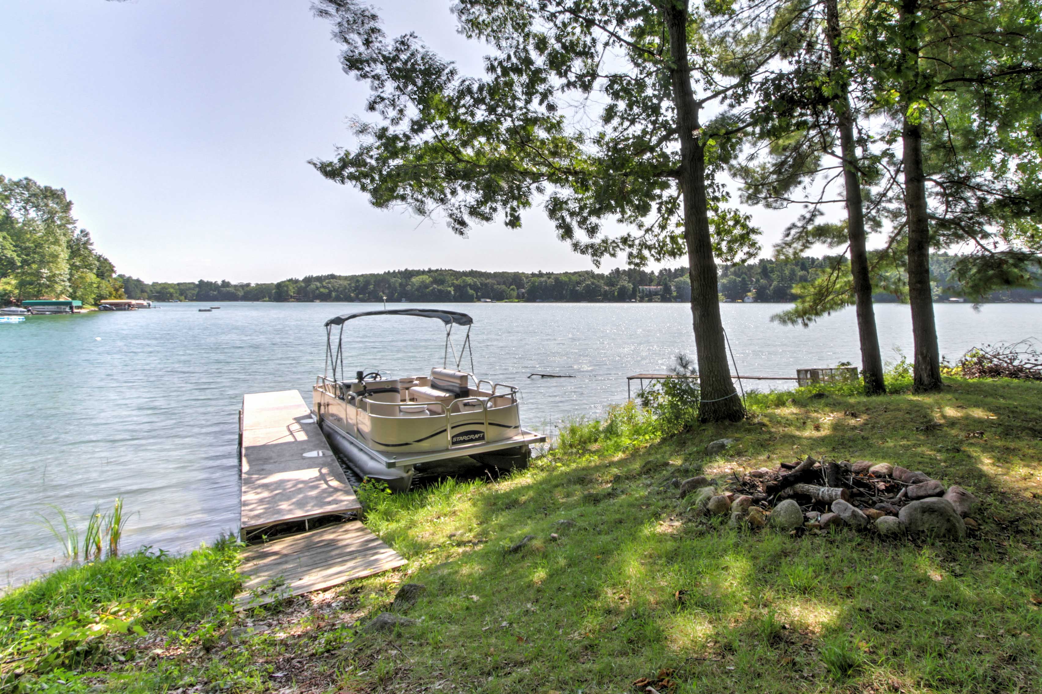 Property Image 2 - Waupaca Lakefront Home w/ Pool Table & Dock!