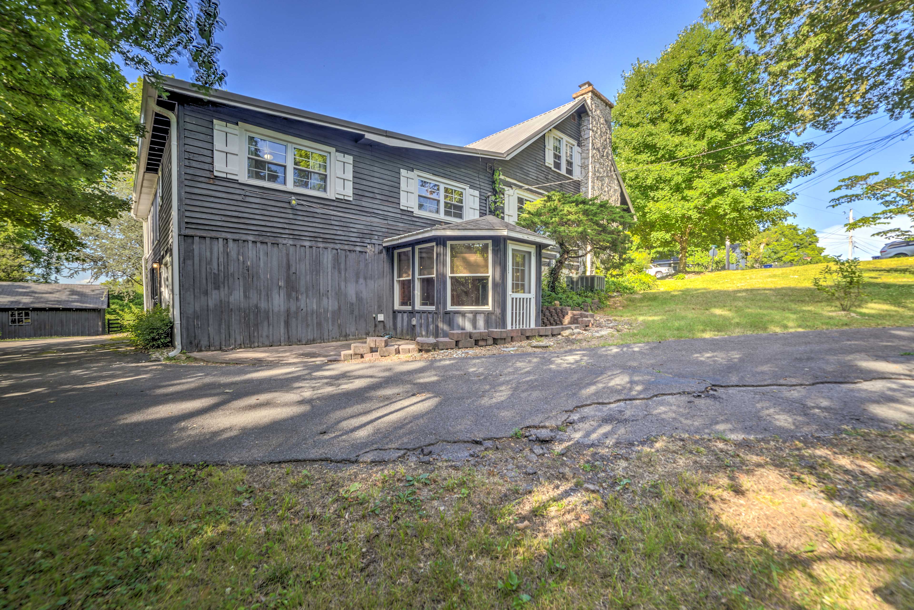 Property Image 1 - Rustic Dover Retreat w/ Porch - Walk to Boat Ramp!