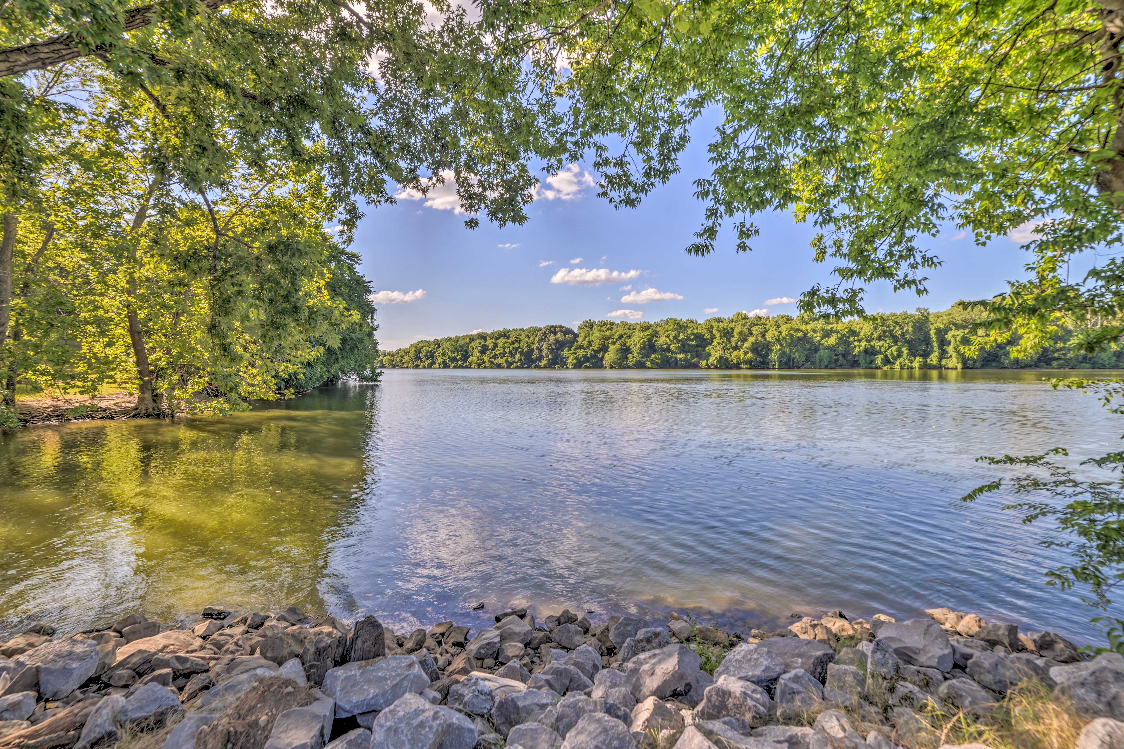 Property Image 2 - Rustic Dover Retreat w/ Porch - Walk to Boat Ramp!