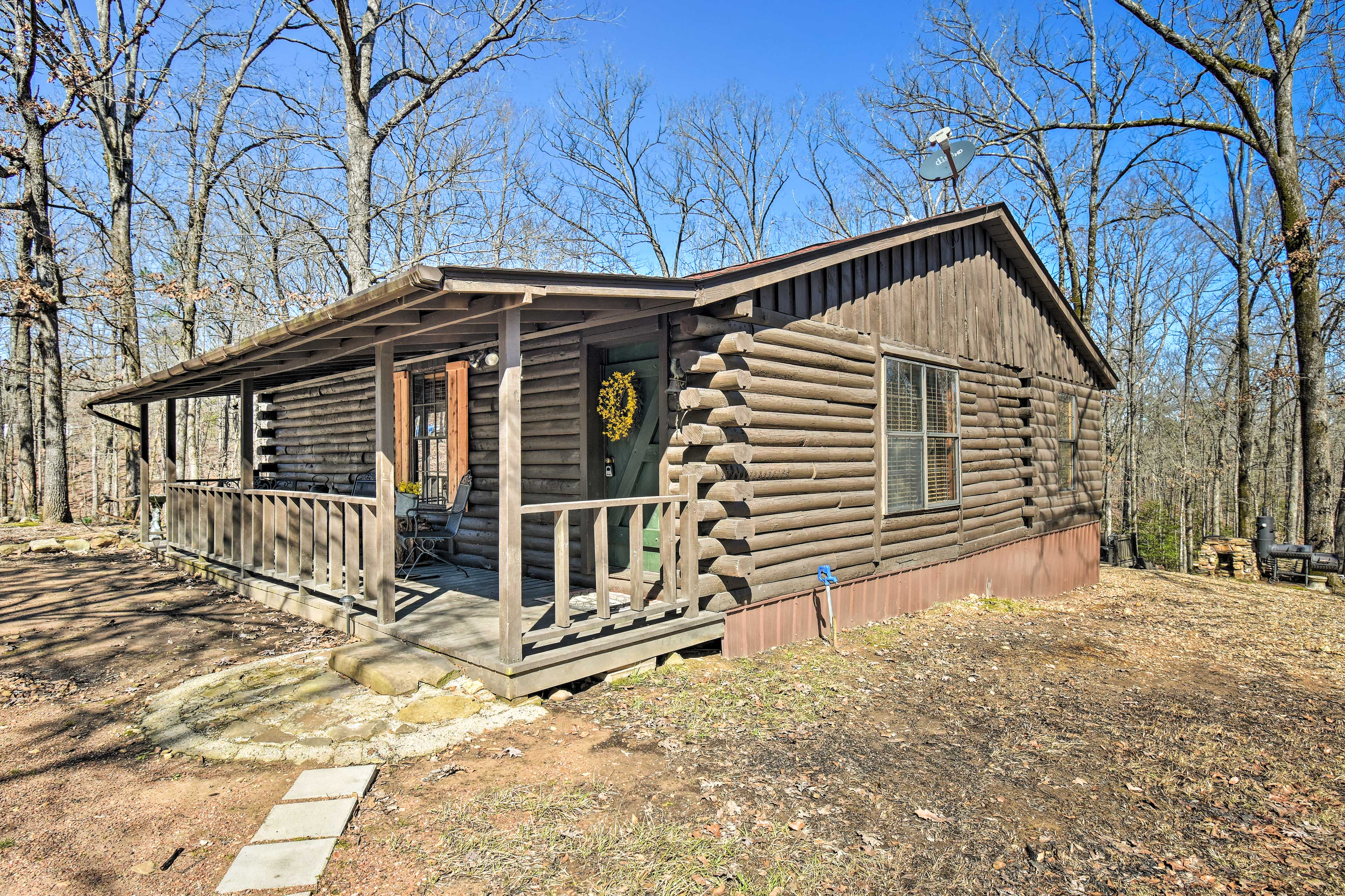 Property Image 1 - Arkansas Log Cabin Rental Near Lake Greeson!