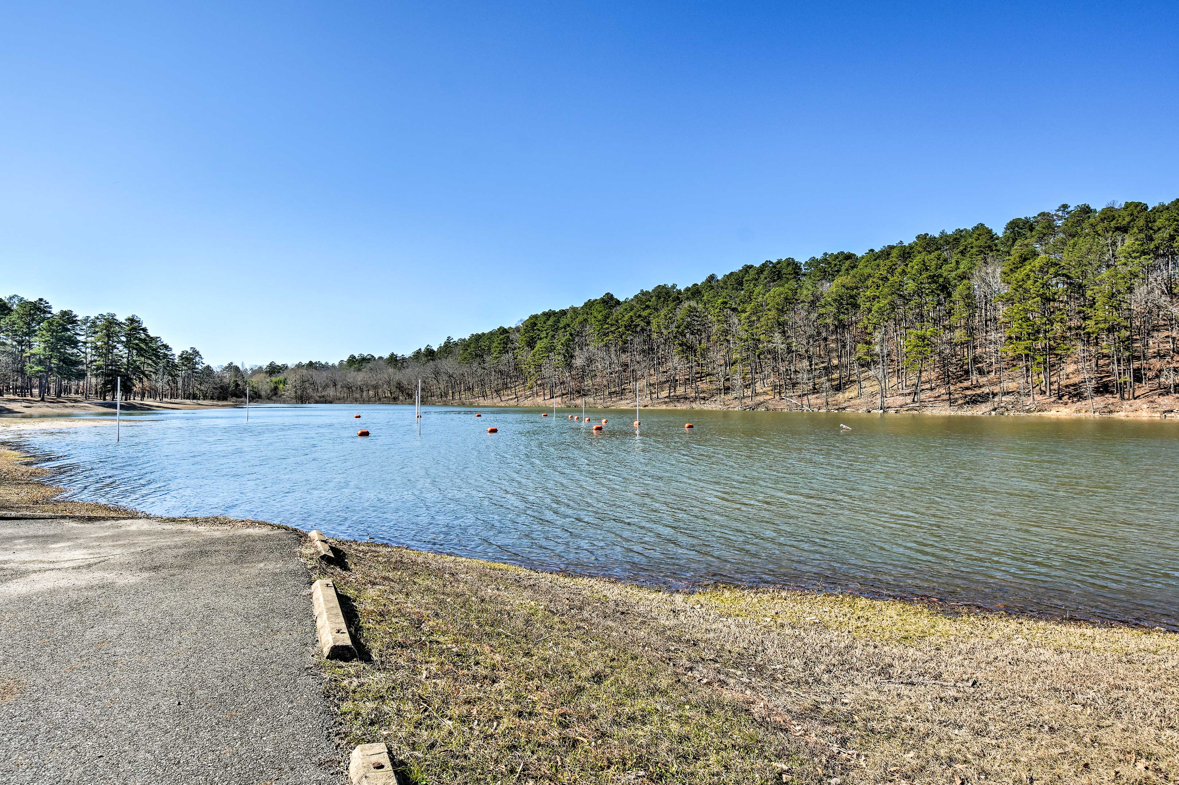 Arkansas Log Cabin Rental Near Lake Greeson!