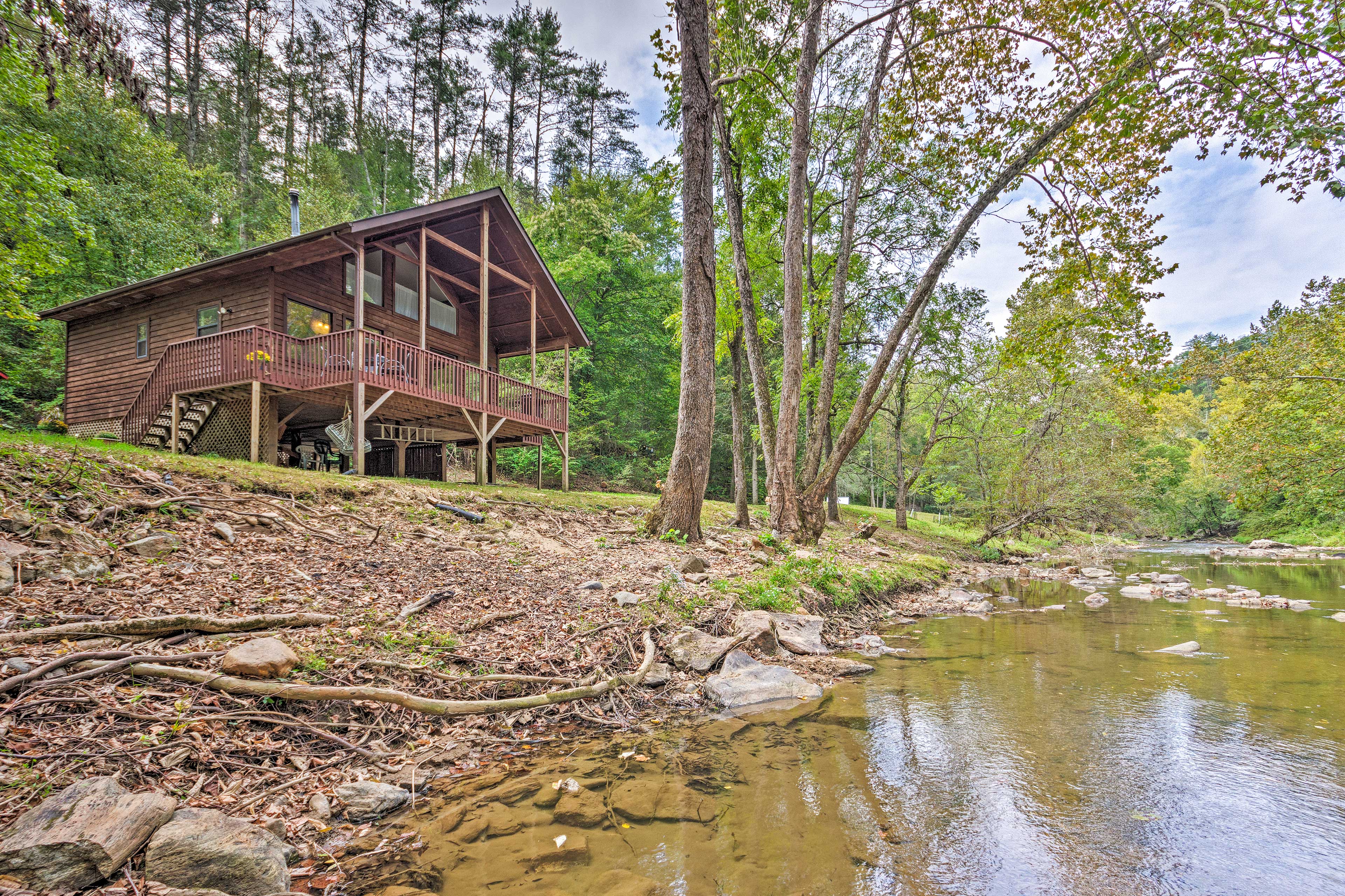 Property Image 1 - Creekside Weaverville Home - 16 Miles to Asheville