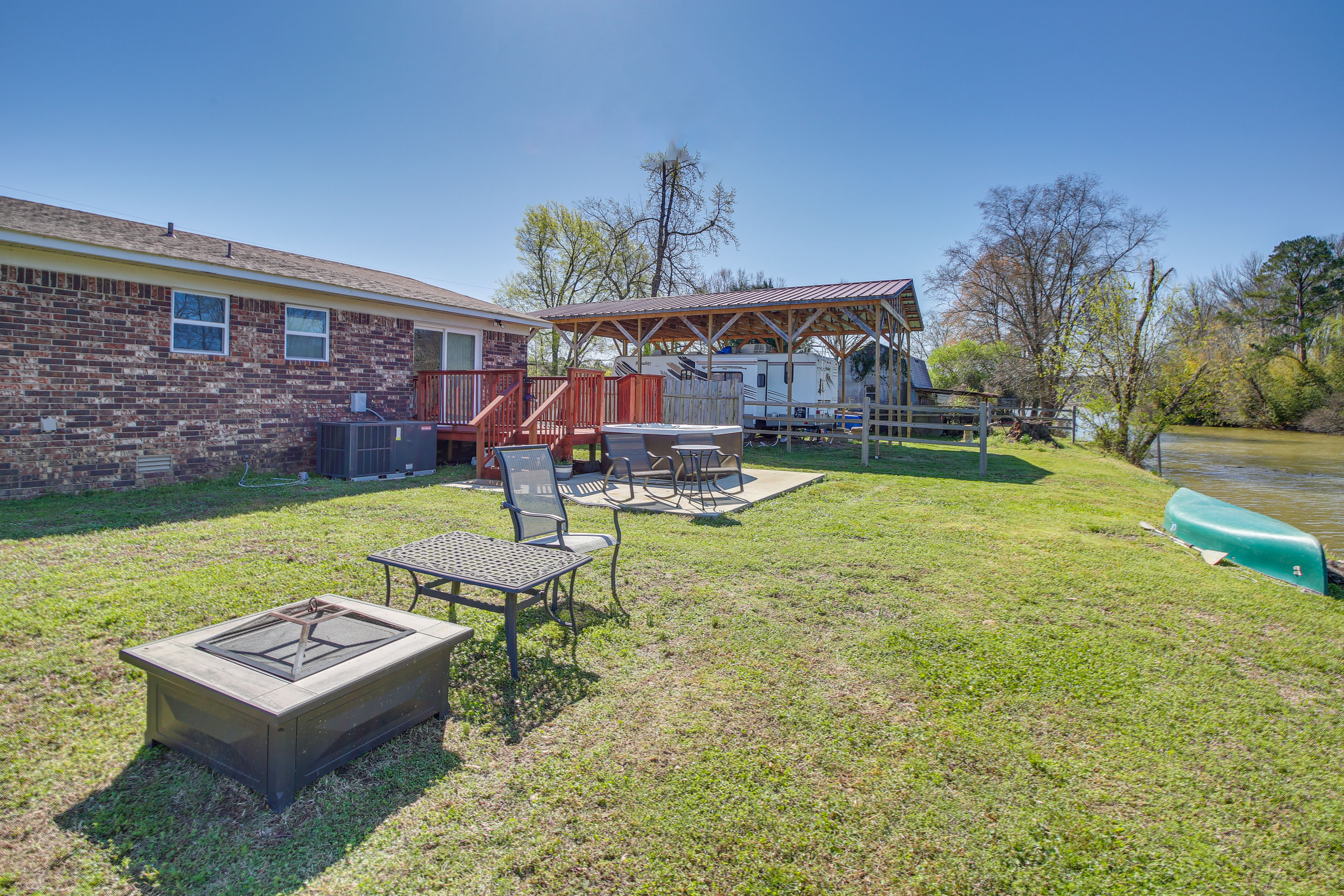 Property Image 1 - Waterfront Family Retreat w/ Fire Pit & Canoe