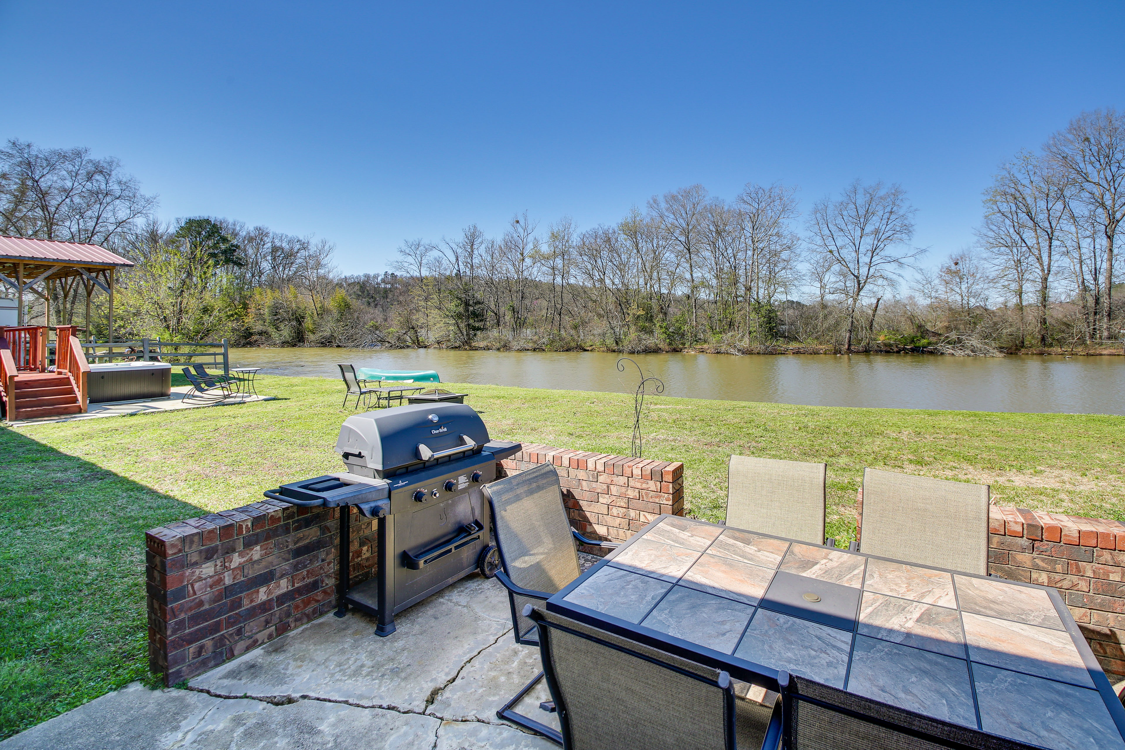 Property Image 1 - Waterfront Family Retreat w/ Fire Pit & Canoe