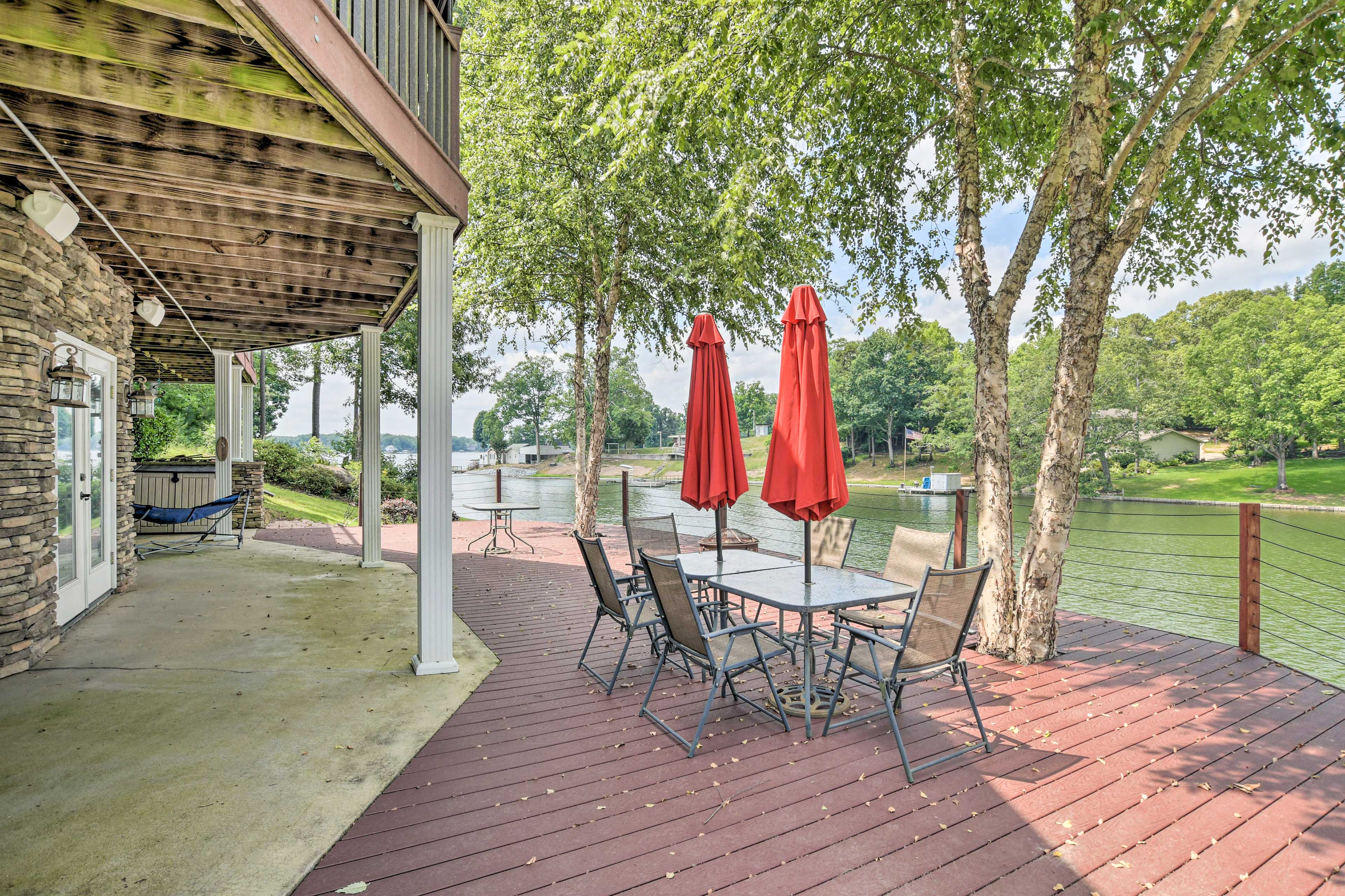 Waterfront Getaway w/ Fire Pit + Game Room!