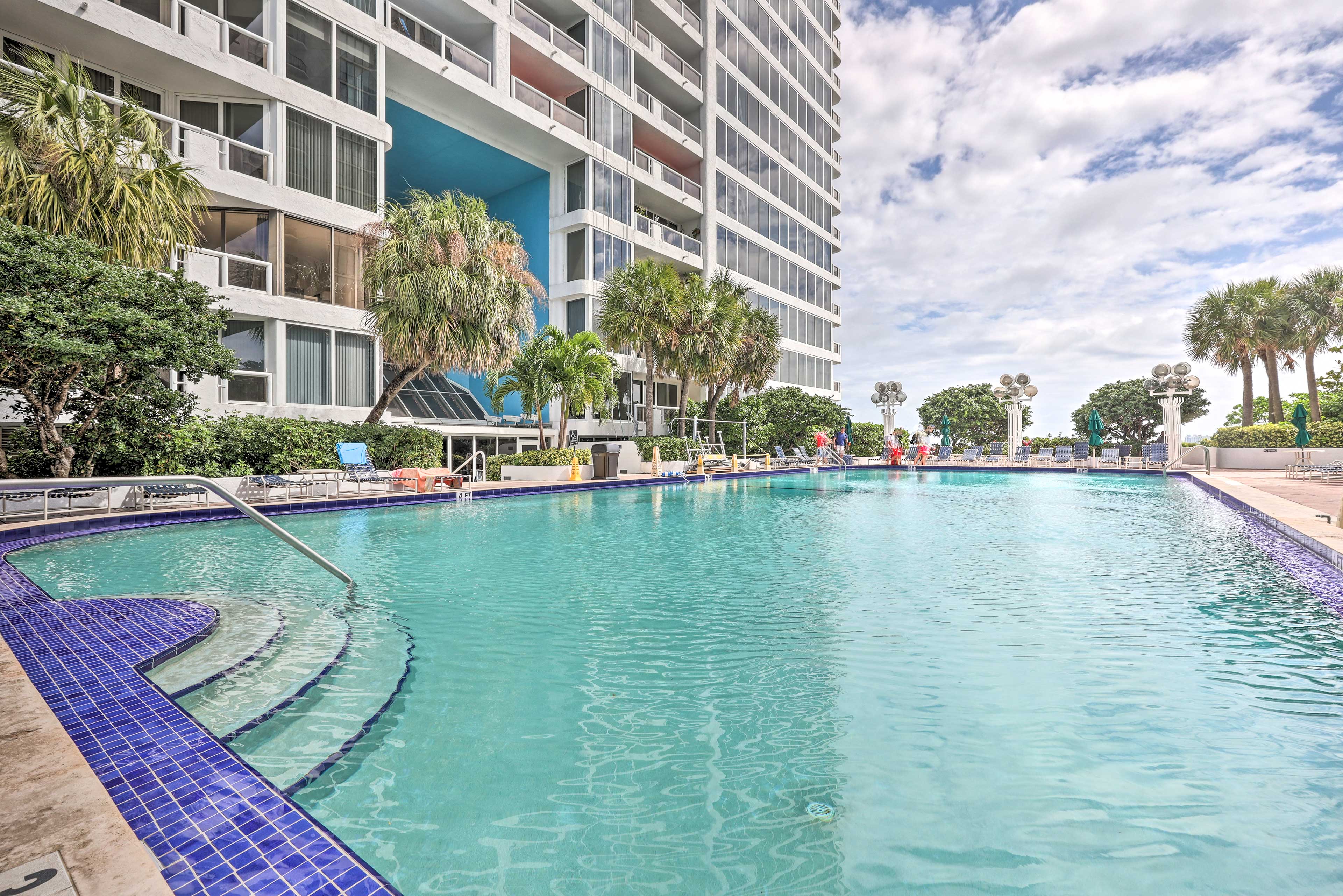 Illustration of Miami Beach High Rise Condos With Stunning Ocean Views And Private Balconies