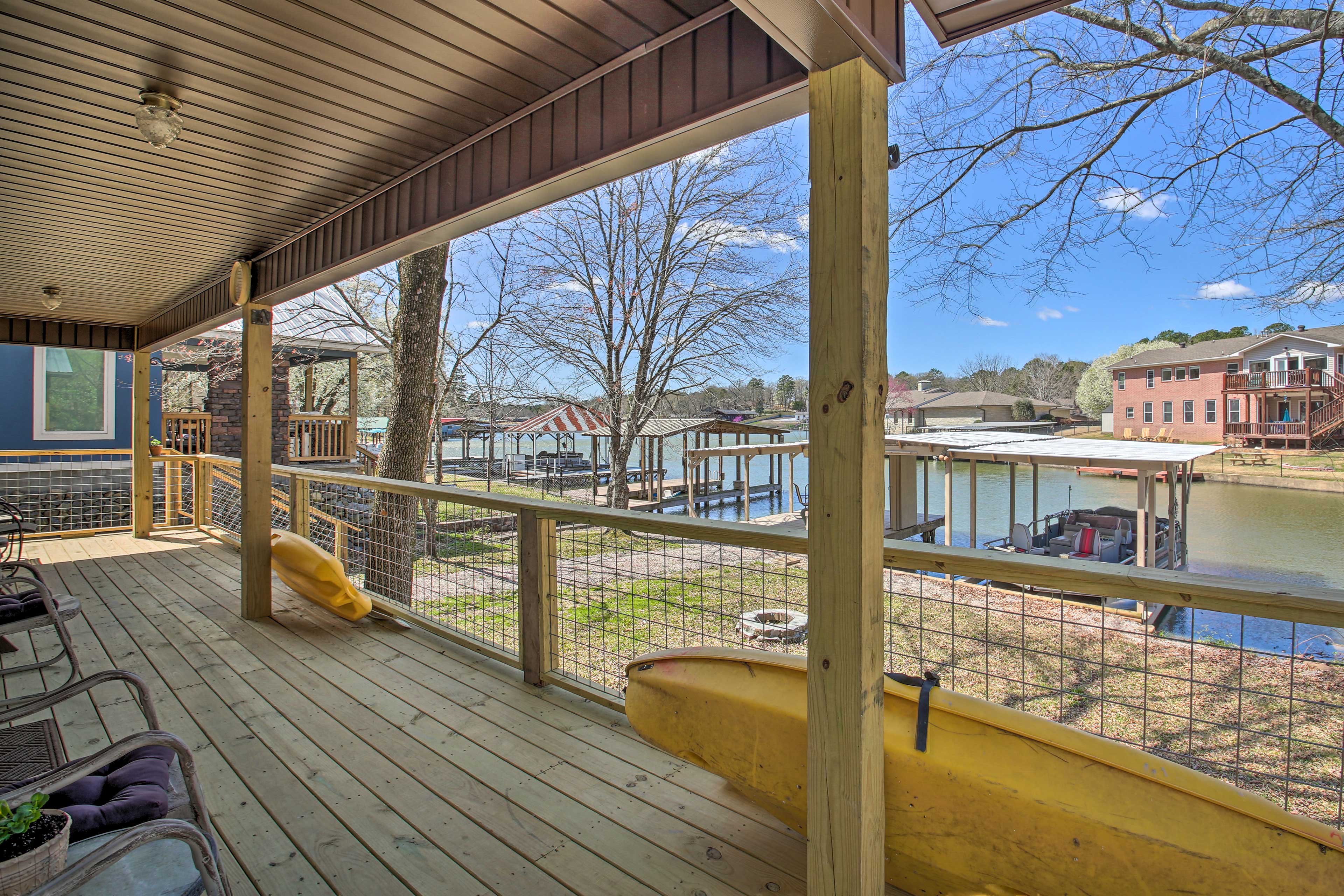 Property Image 2 - Waterfront Hot Springs Home w/ Kayaks & Boat Slip!