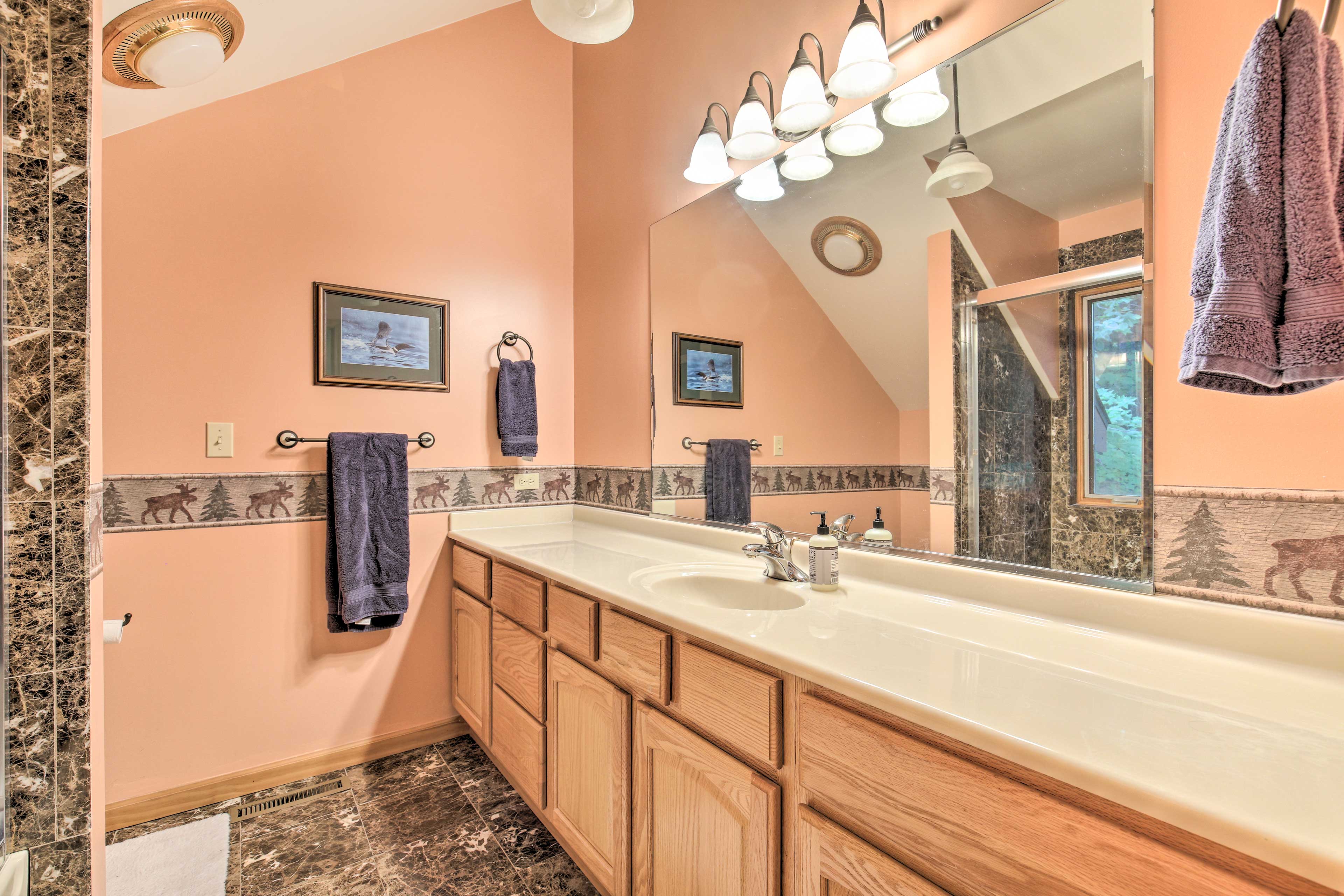 Waterfront Lake Tomahawk Cabin w/ Game Room!