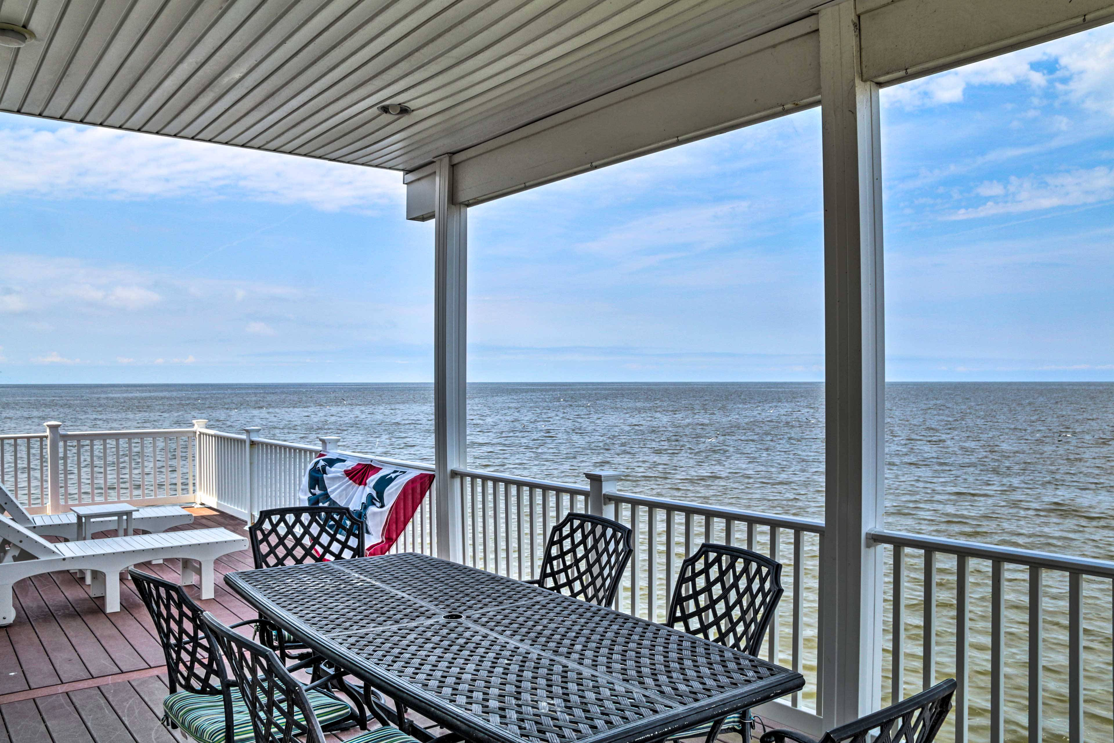 Waterfront Sanctuary w/ Panoramic Bay Views!