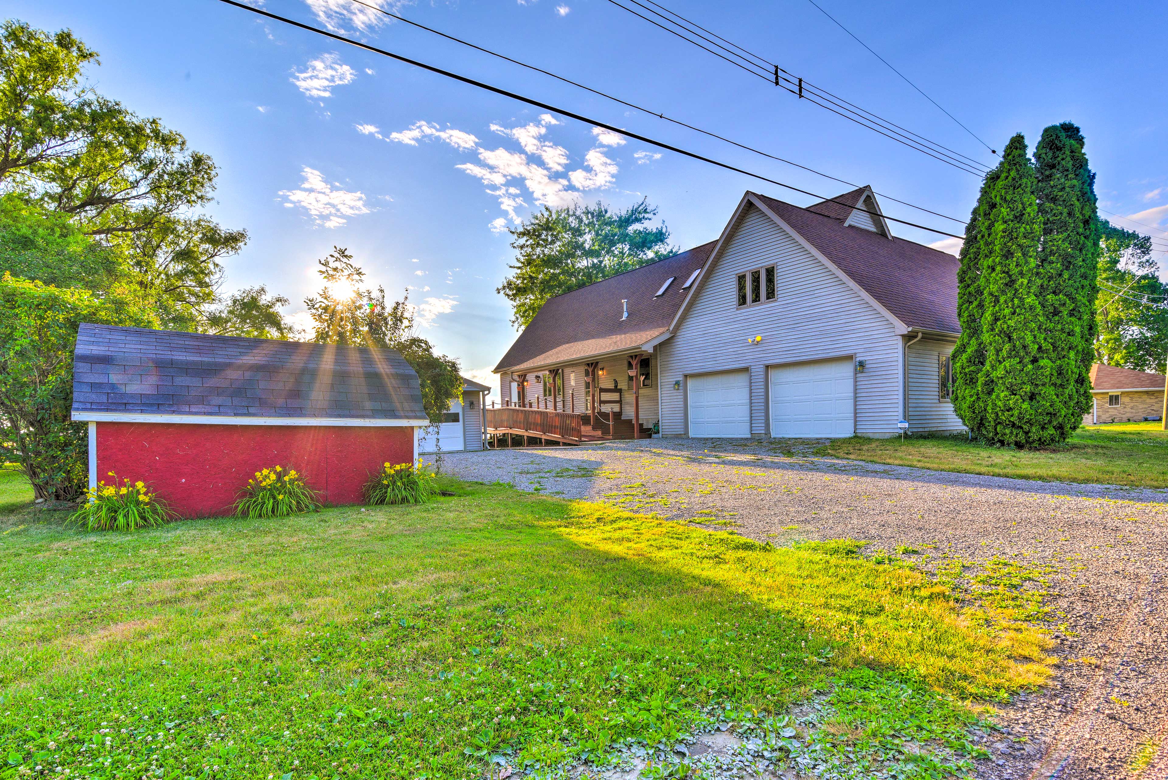 Property Image 2 - Waterfront Saginaw Bay Retreat w/ Boat Dock!