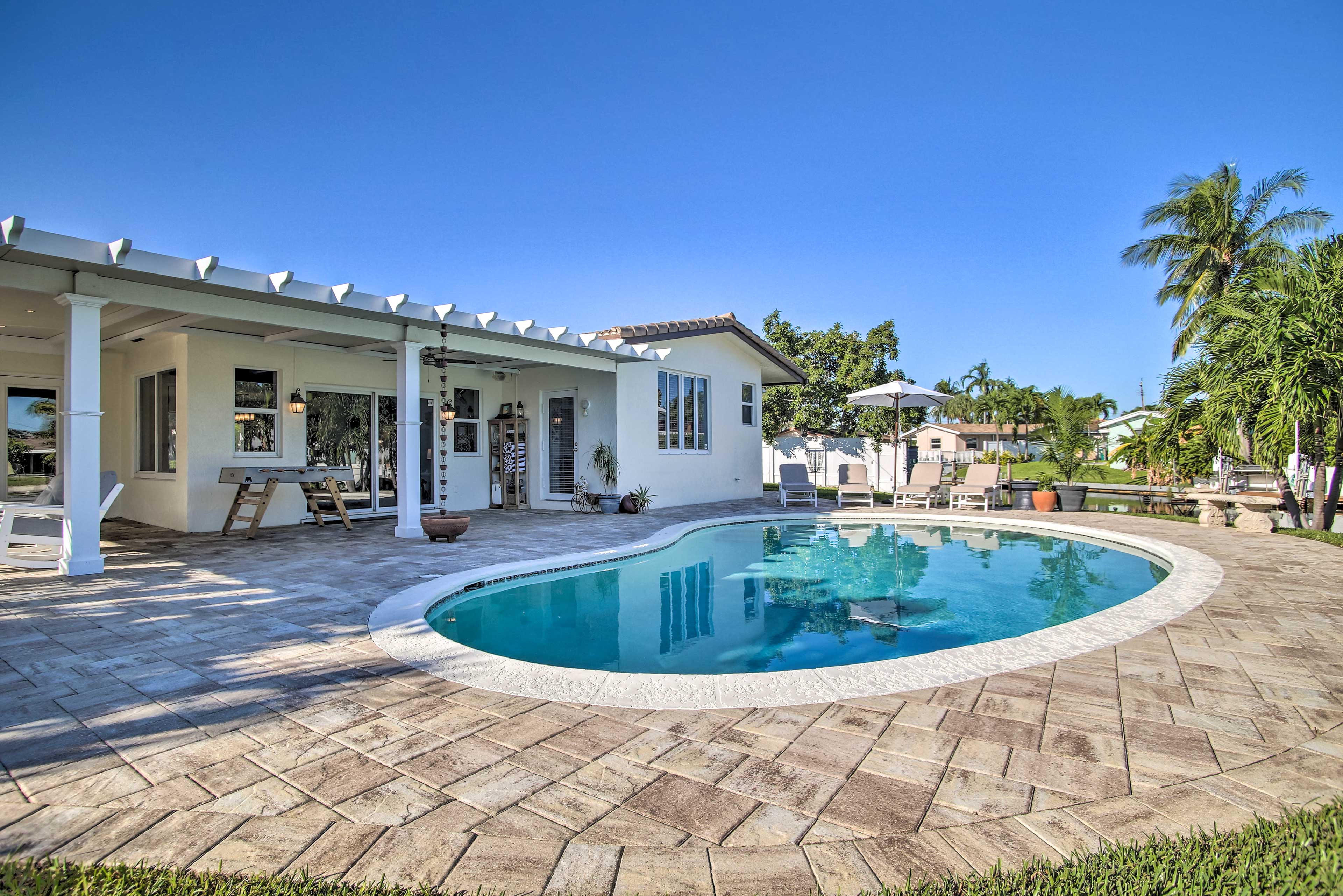 Waterfront Pompano Beach Escape w/ Private Pool! Home Rental in