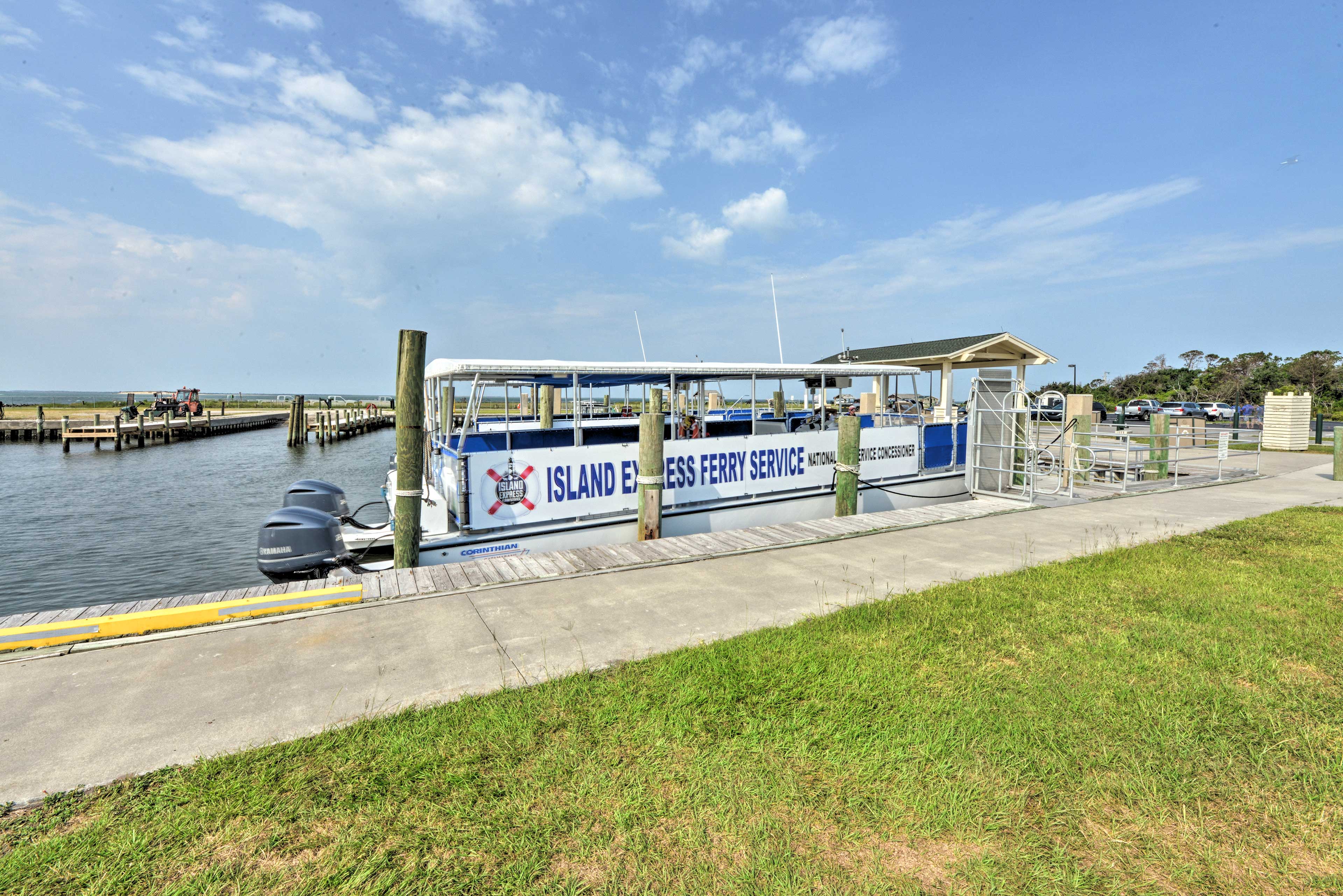 Property Image 2 - Waterfront Harkers Island Home: Sunset View & Dock