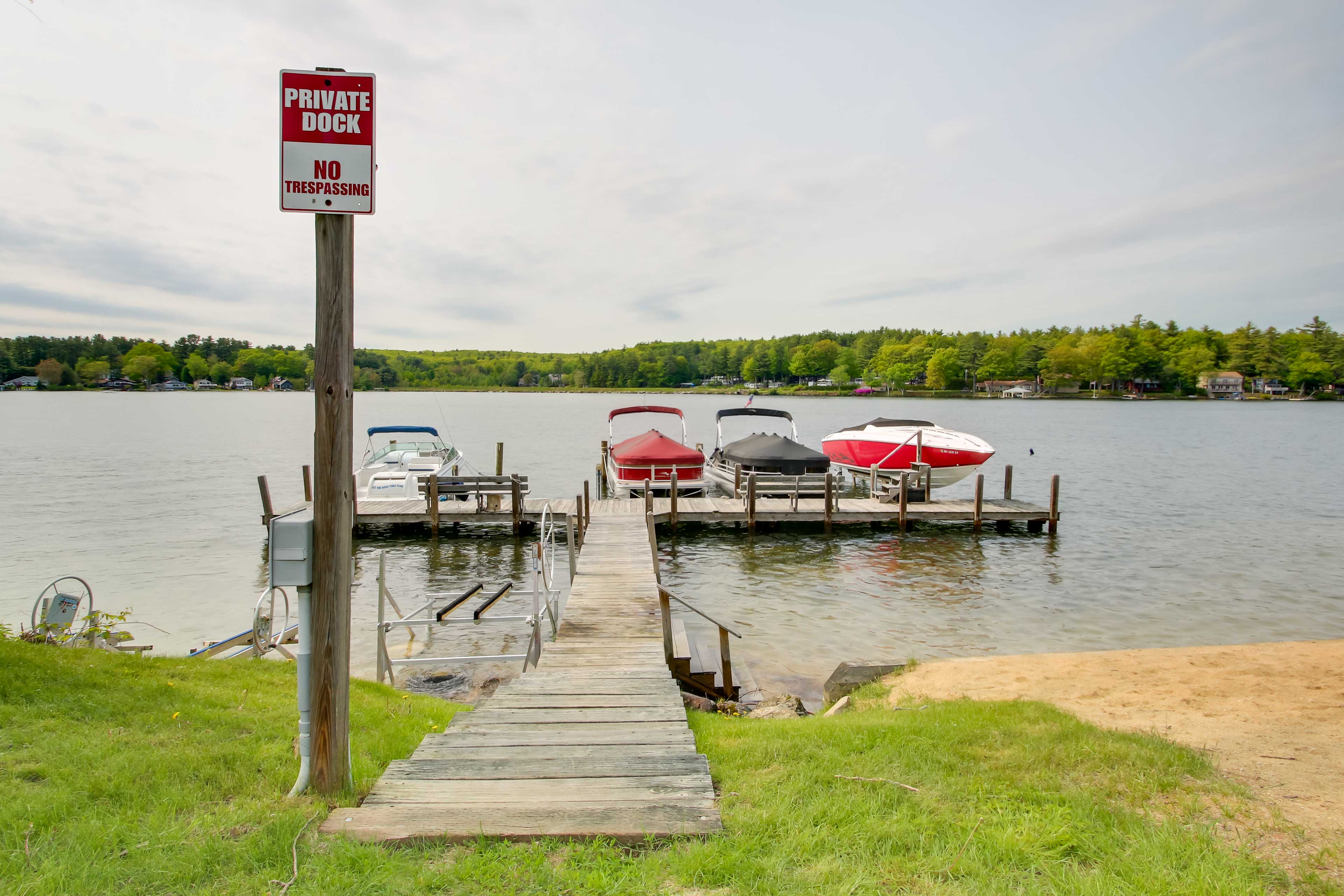 Property Image 2 - Laconia Home w/ Beach - 1/2 Mi to Weirs Beach