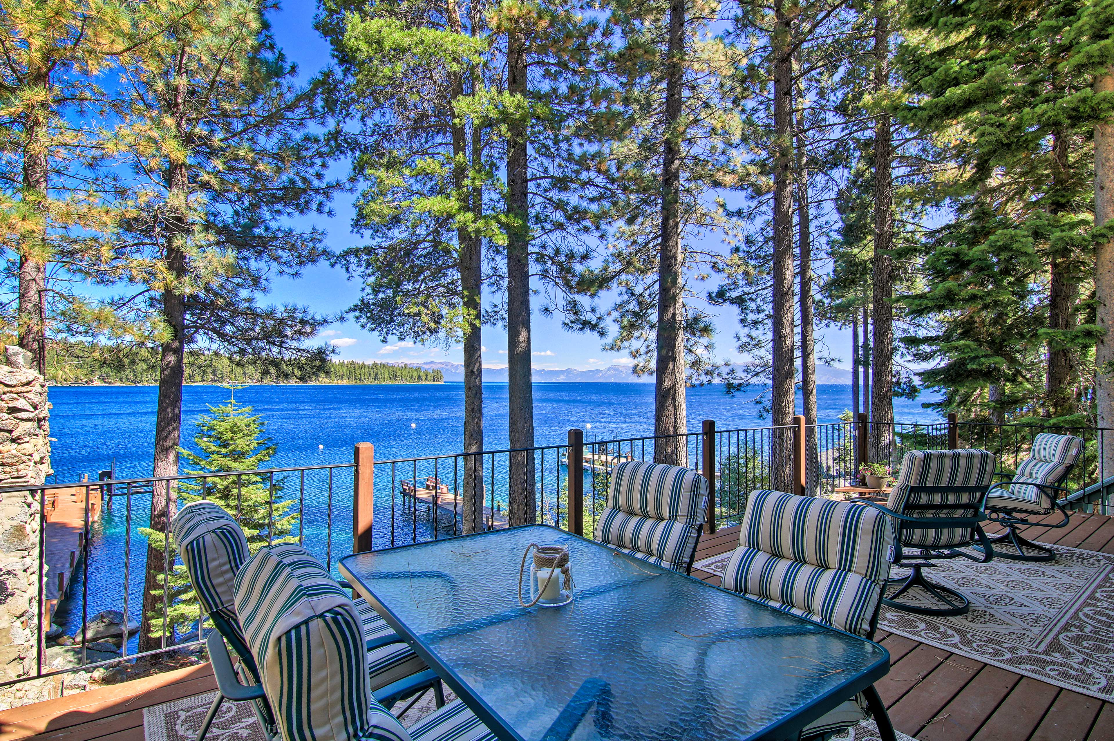 Property Image 1 - Waterfront Meeks Bay Home: Hot Tub, Walk to Trail