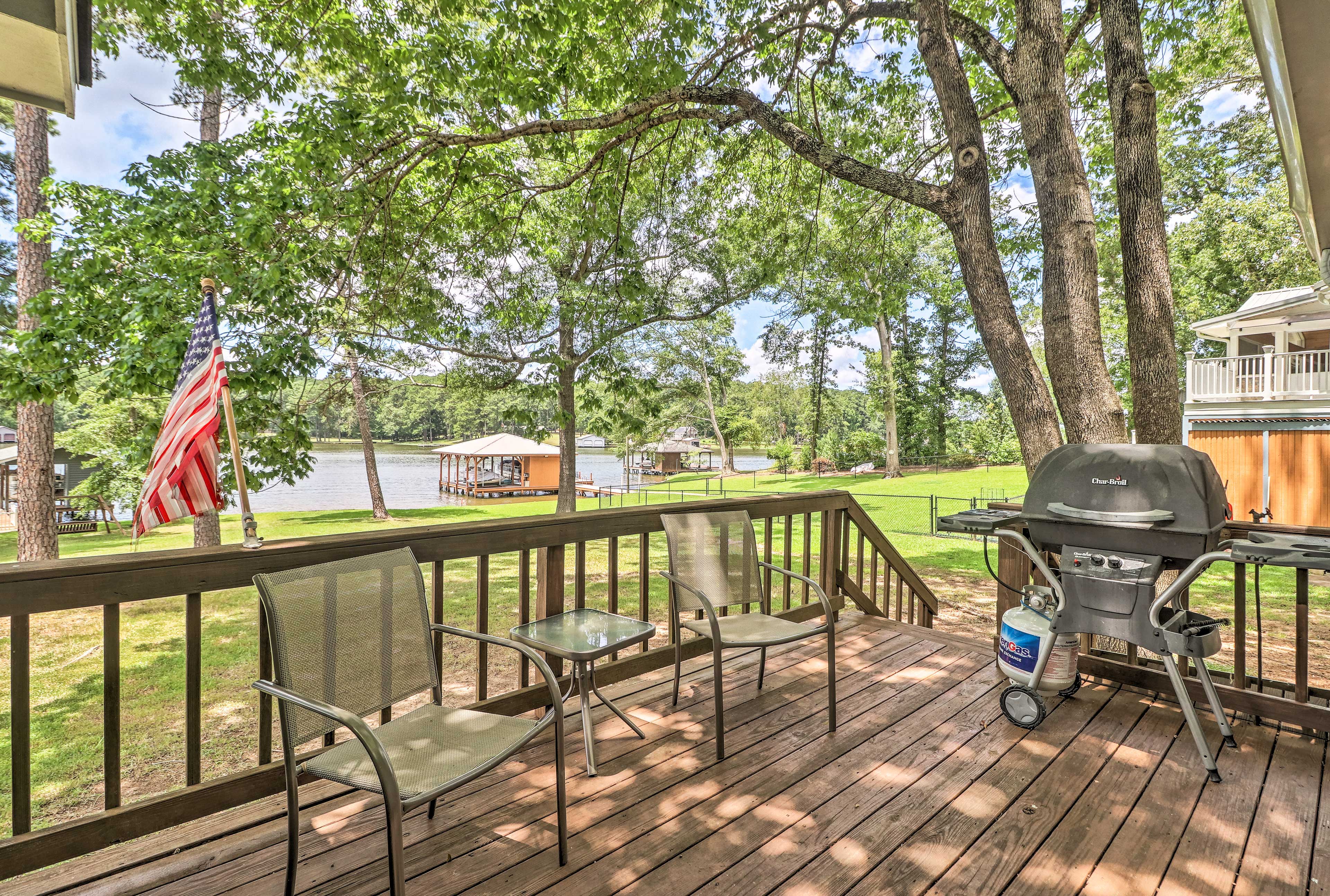 Property Image 2 - Waterfront Lake Sinclair Home w/ Boat Dock!