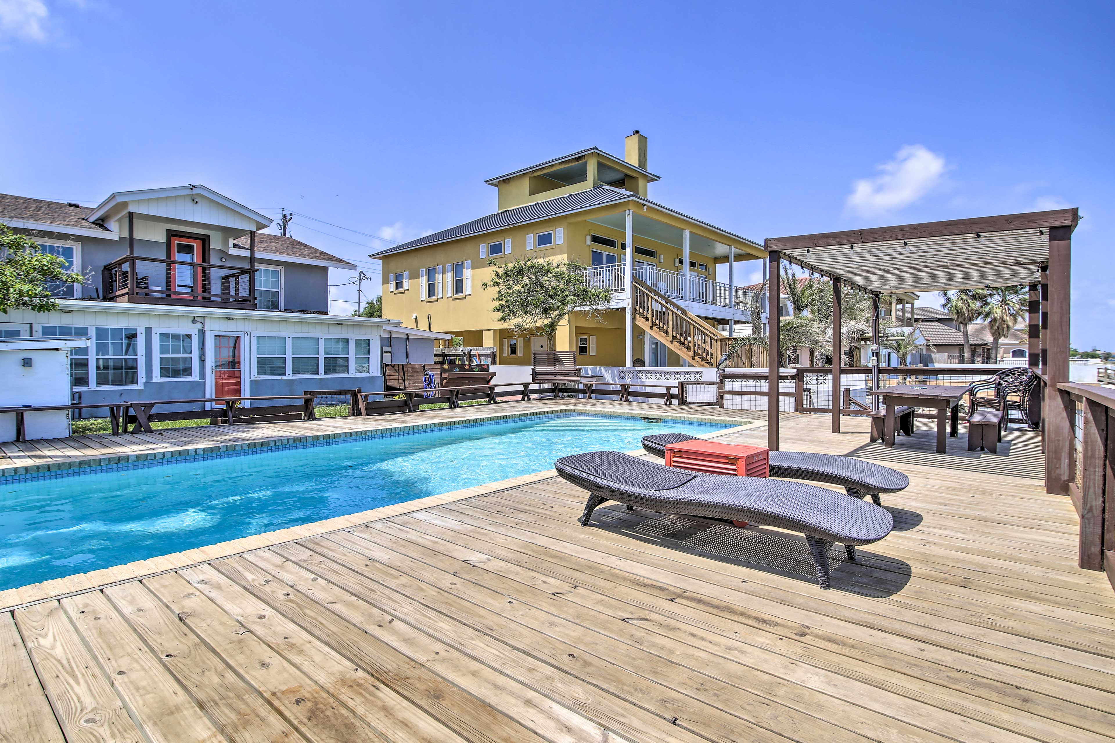 Property Image 2 - Waterfront Port Isabel Family Home w/ Pool & Pier!