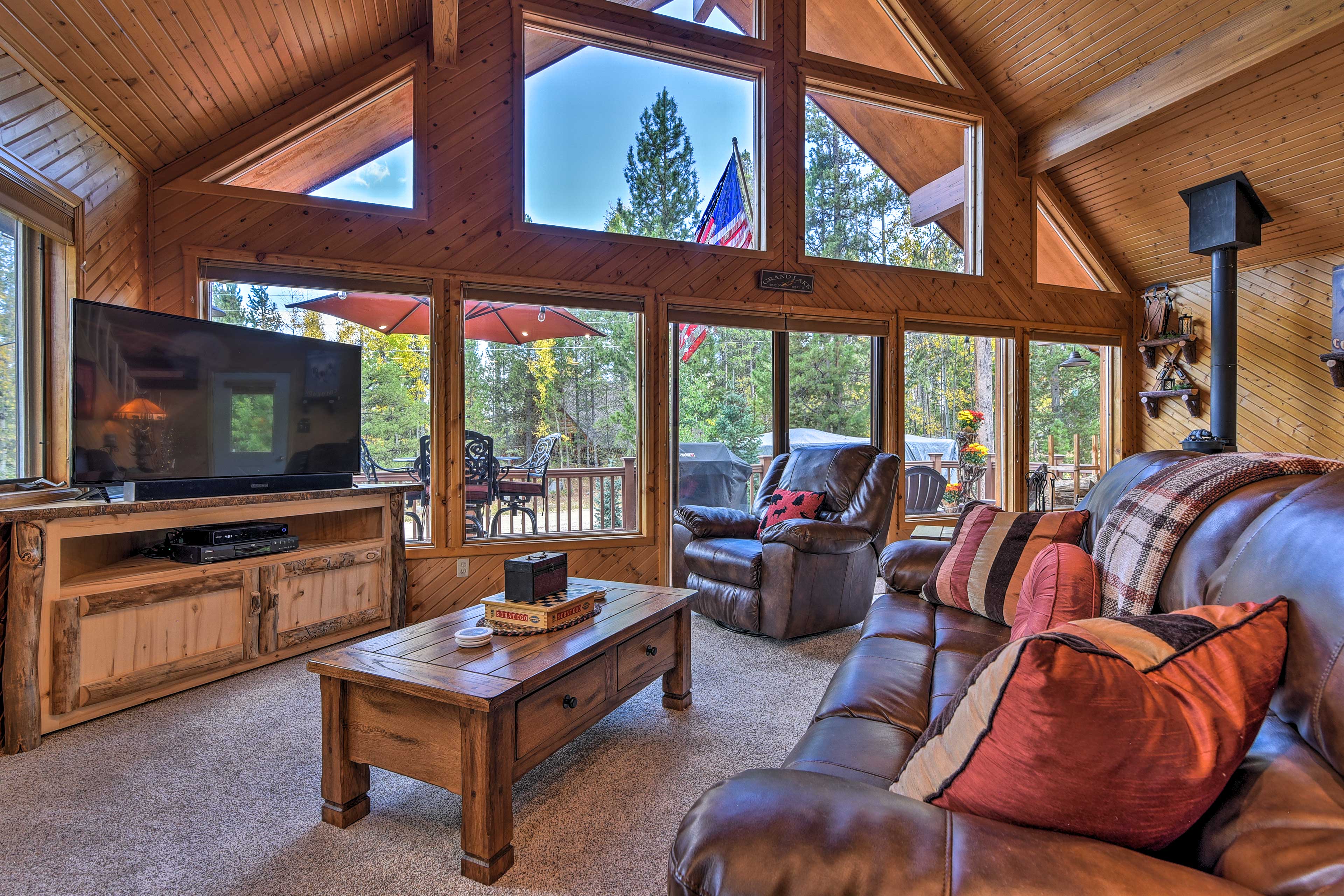 Property Image 1 - Woodsy Grand Lake Cabin w/ Views & Spacious Deck!