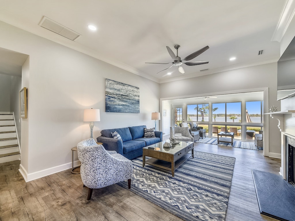 Living Room at 17 Lands End