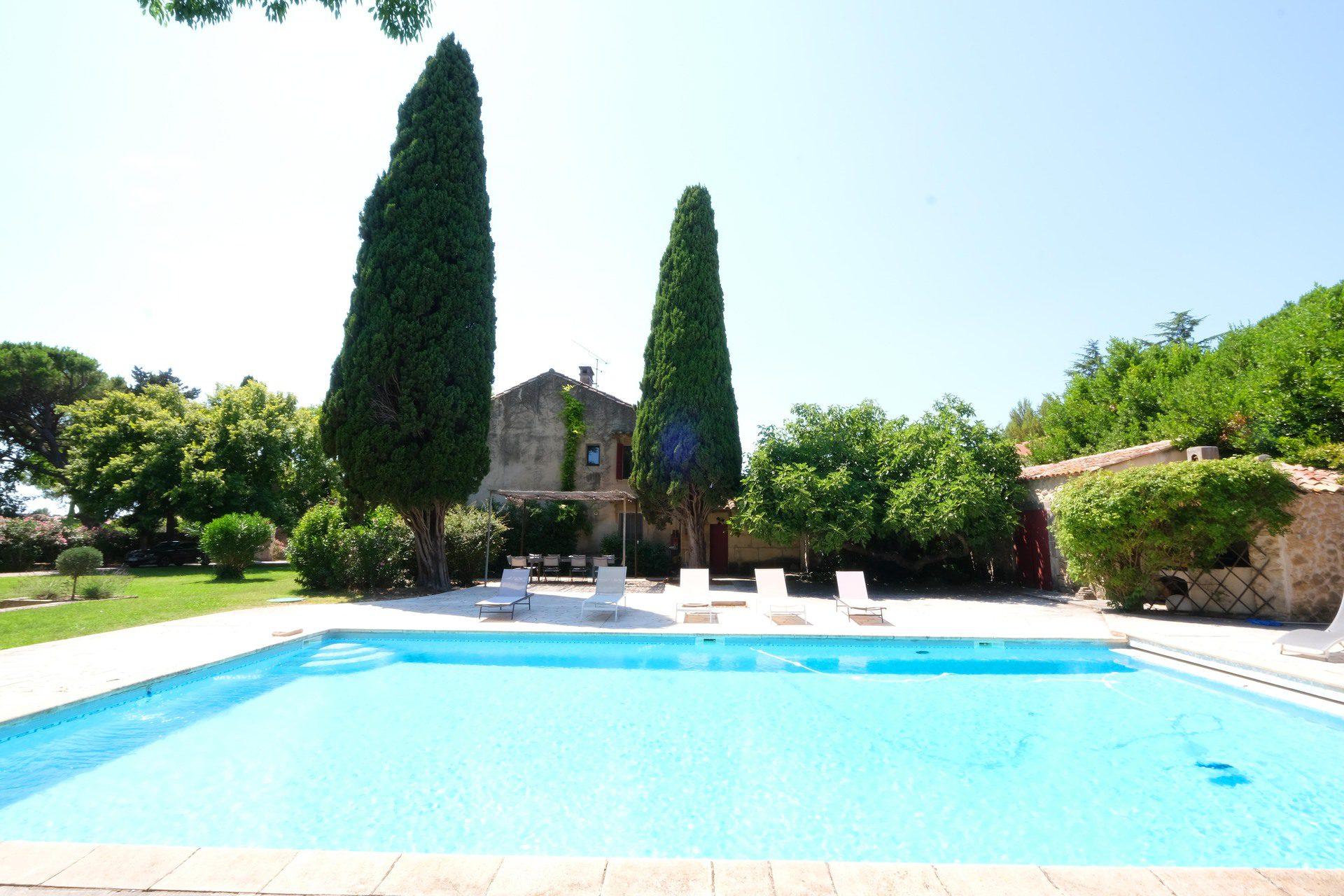 Property Image 1 - beautiful provencal mas with pool in the center of the village of maussane les alpilles – sleeps 14