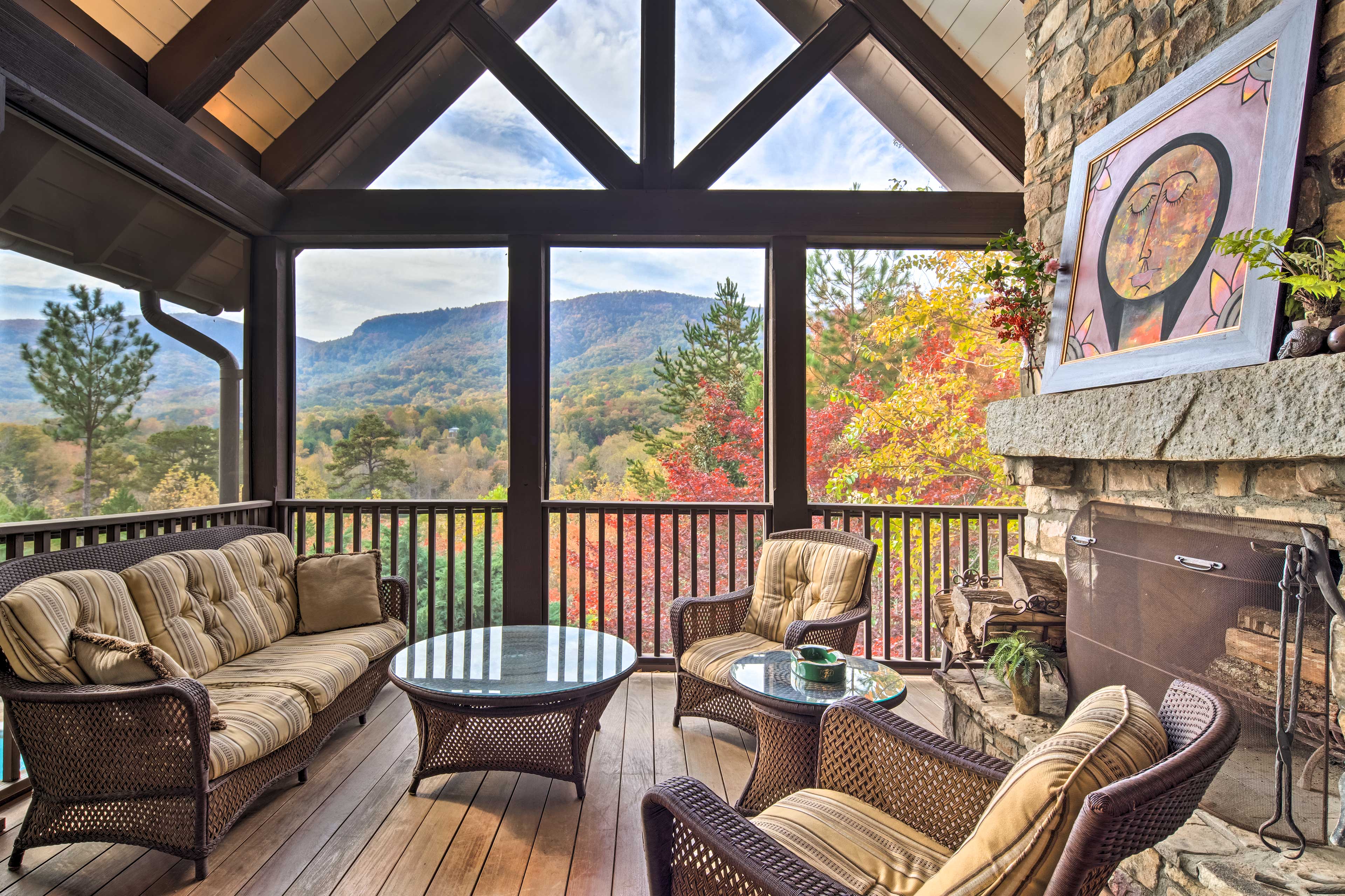 Property Image 1 - Stunning Mill Spring Home w/ Mountain Views!