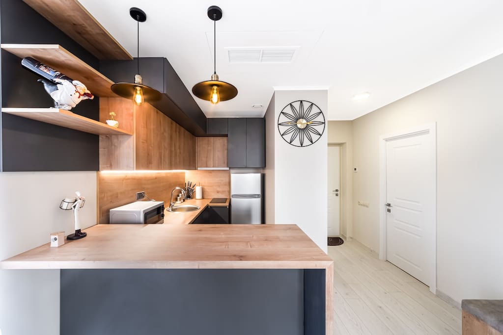 Fully equipped kitchen