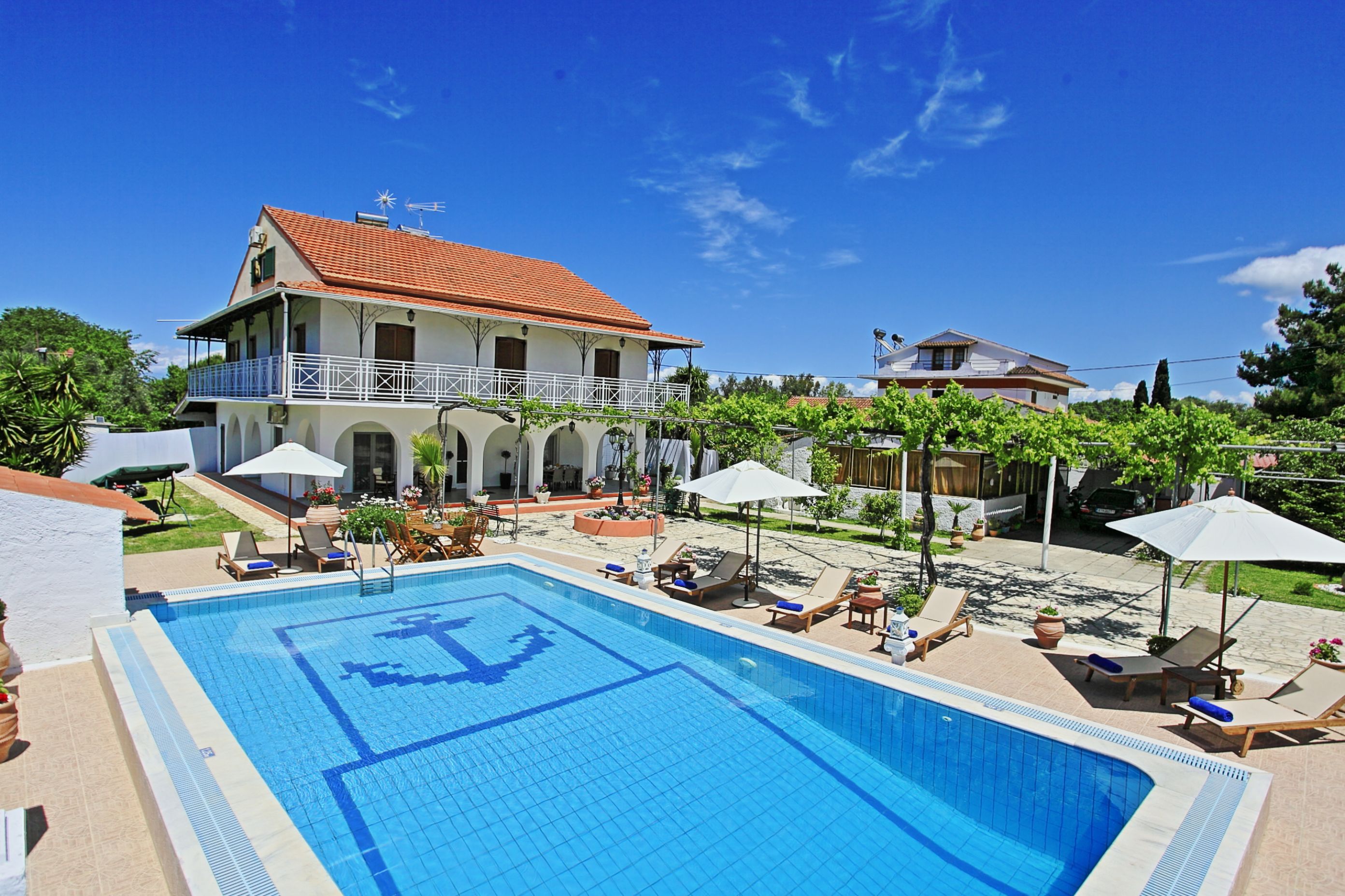 Garden and pool