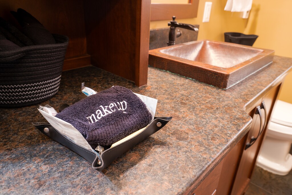 Vanity kits filled with necessities