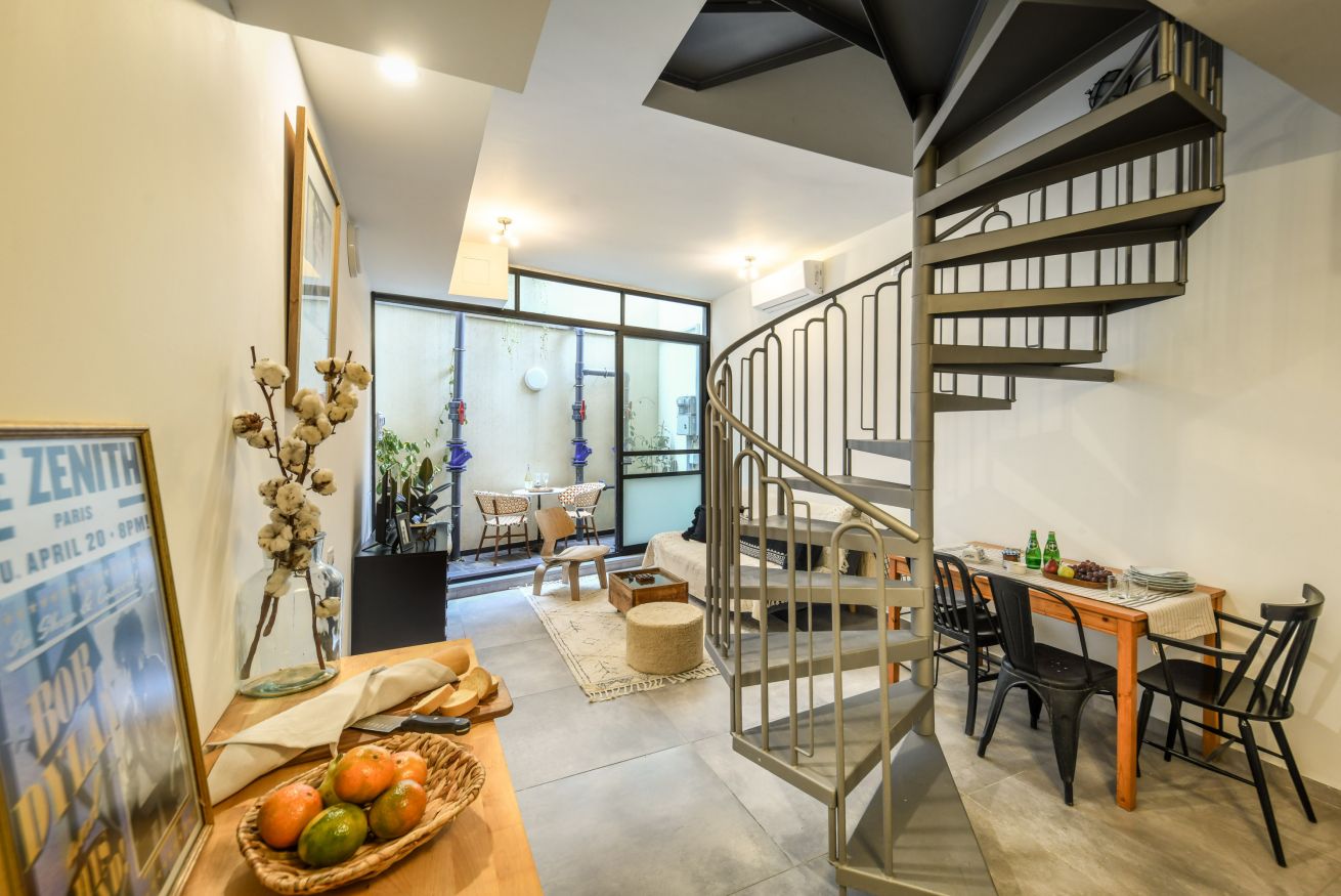 Property Image 1 - Neve Tzedek 1Bedroom duplex Apartment with private Balcony