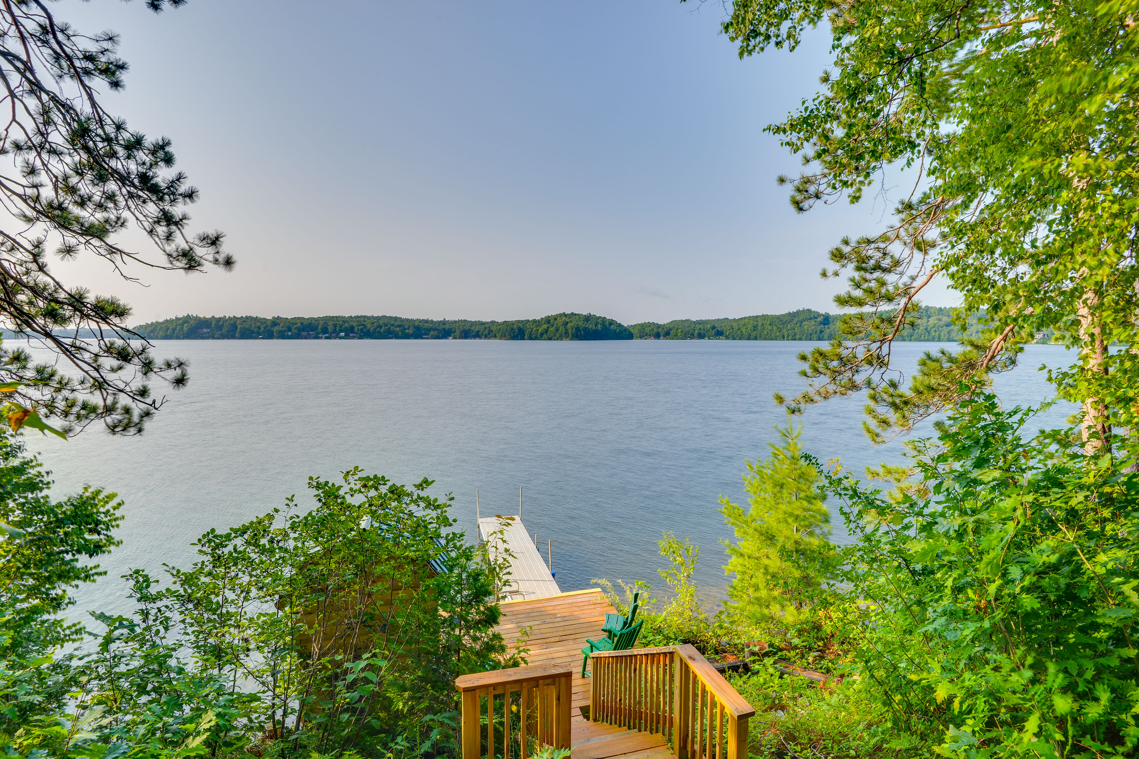 Property Image 2 - Lakefront Harrisville Cabin w/ Dock & Decks!