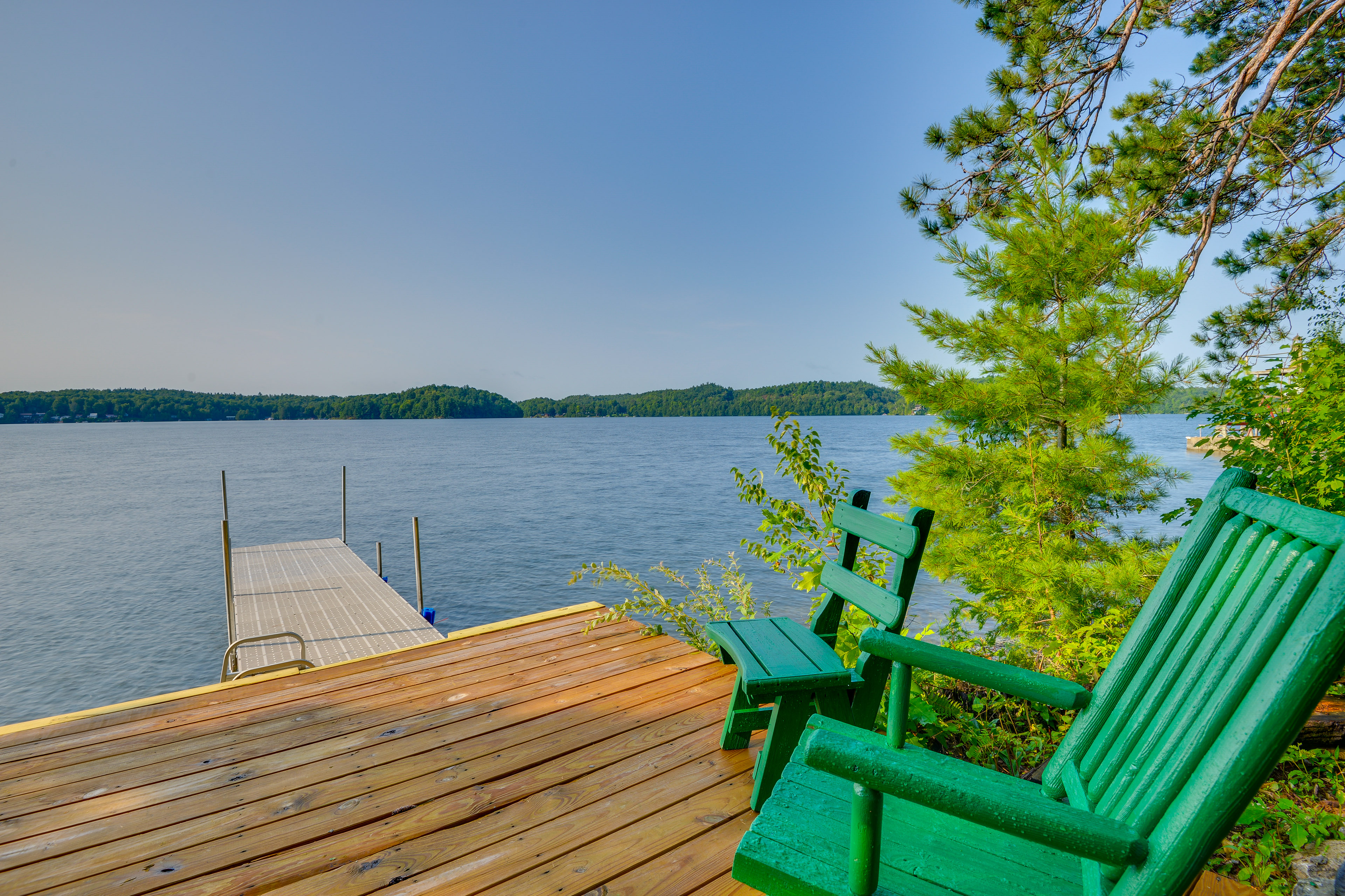 Lakefront Harrisville Cabin w/ Dock & Decks!