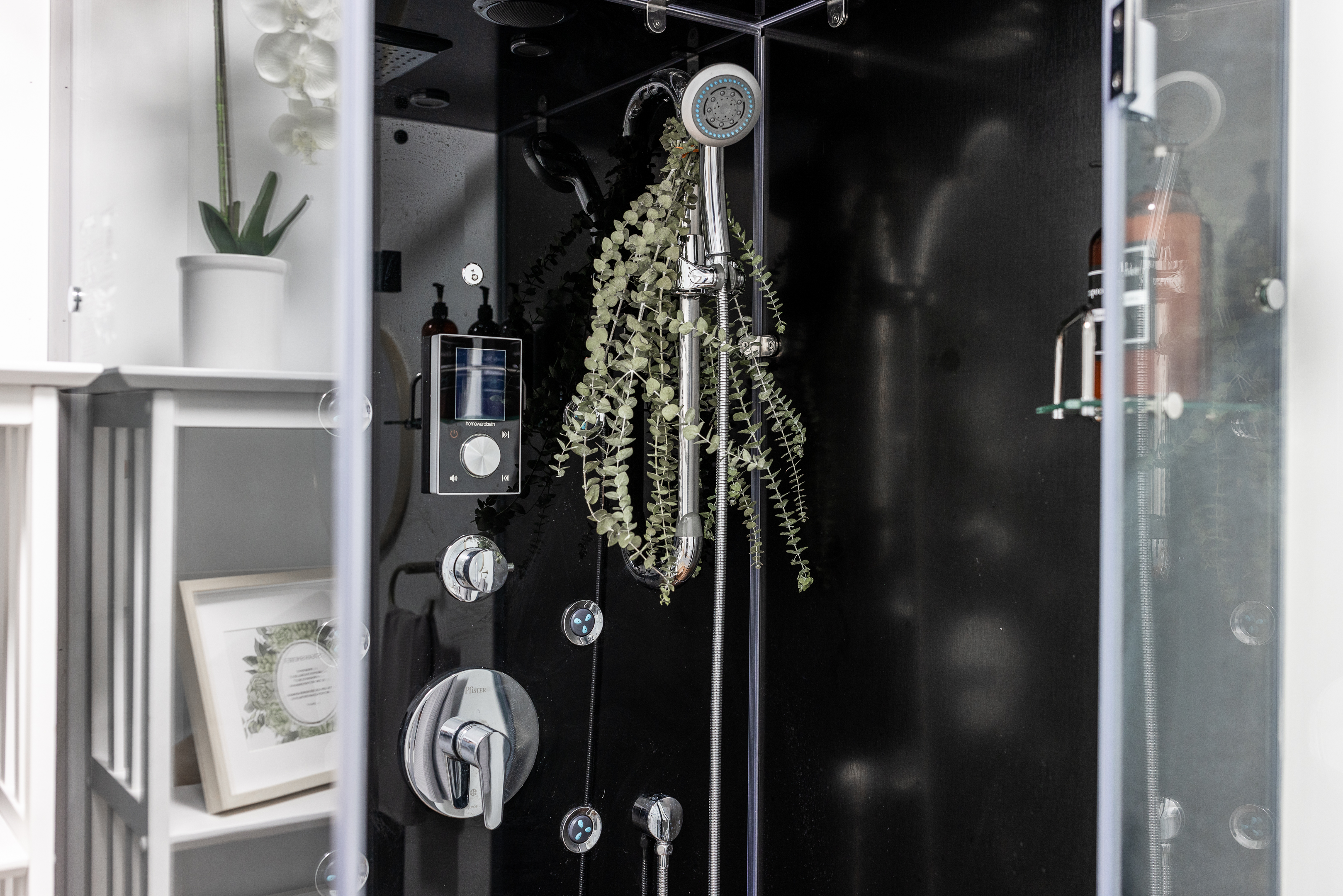 Steam shower in Master Bath