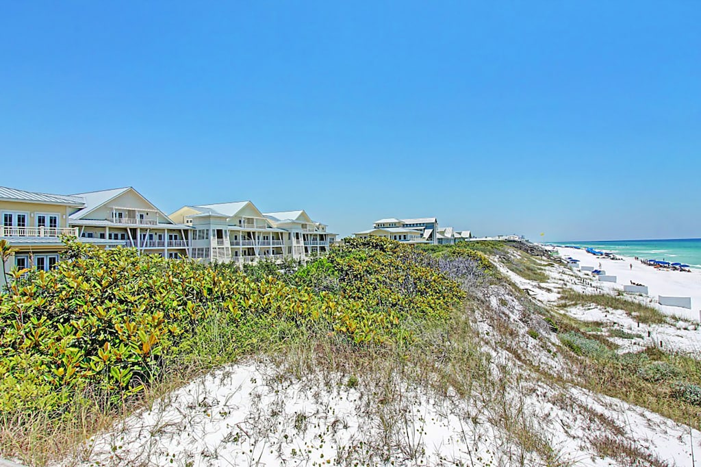 Views to white sand beaches