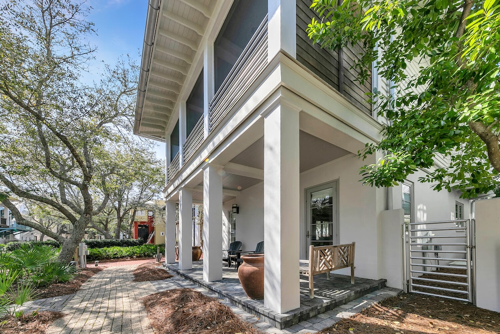 Relax on the front porch of The Atticus