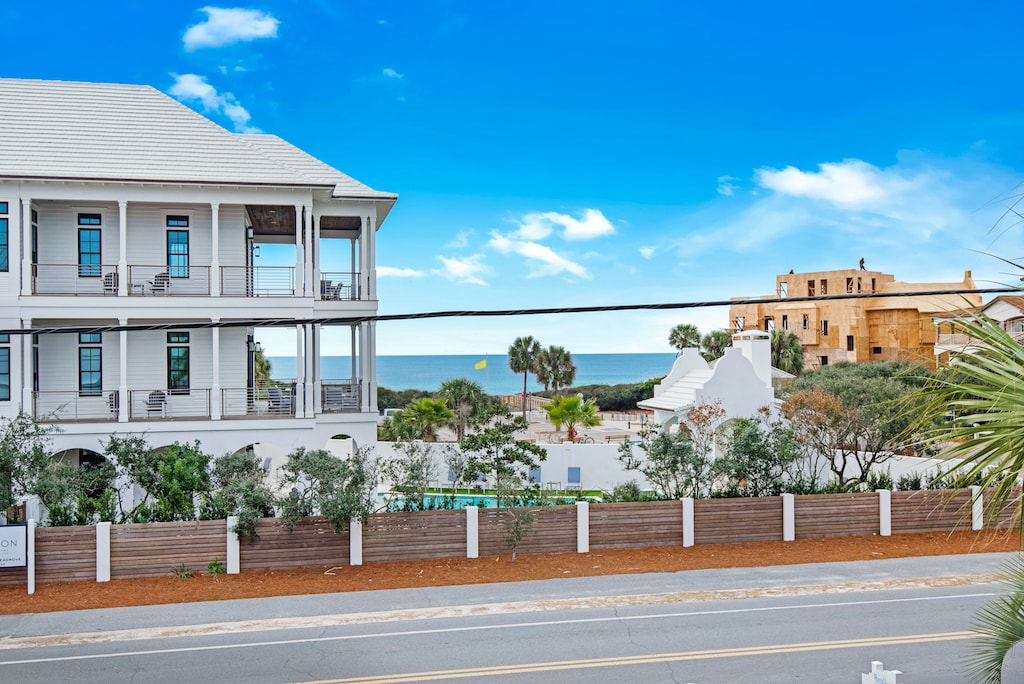 Gulf views from the balcony