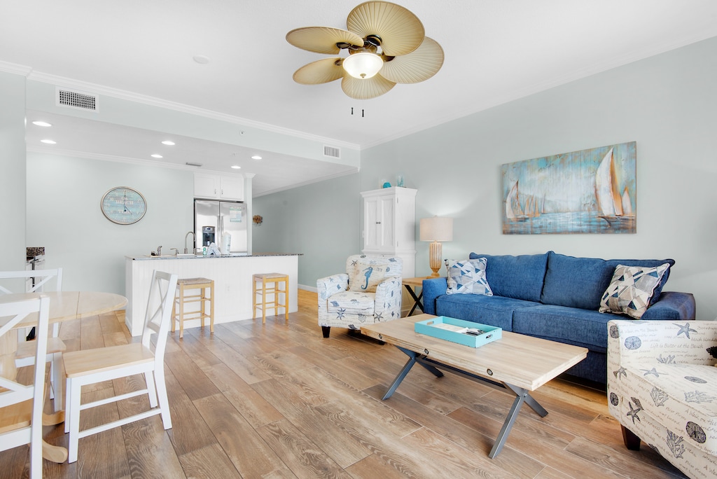 Plenty of space for your crew to relax