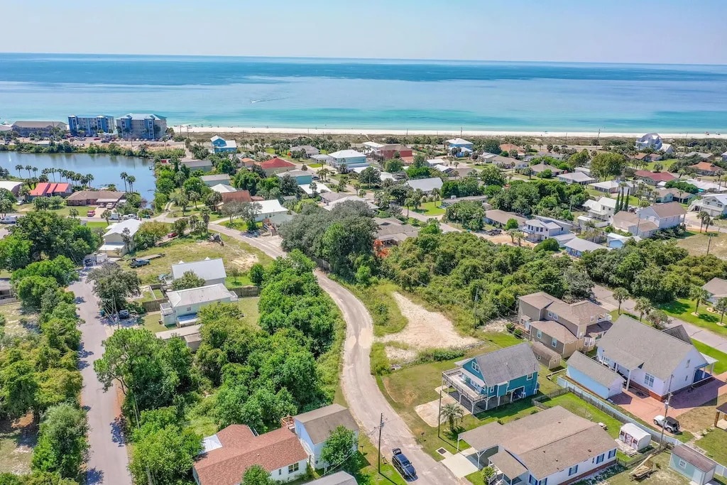 Aerial view of Pelican Perch