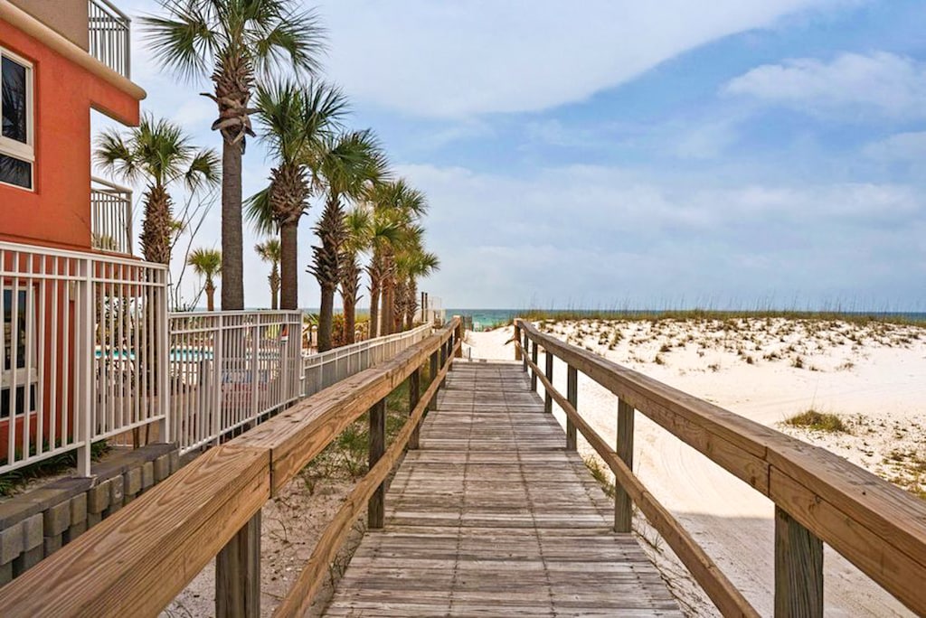 St. Martin Beachwalk Villas Pathway to Beach