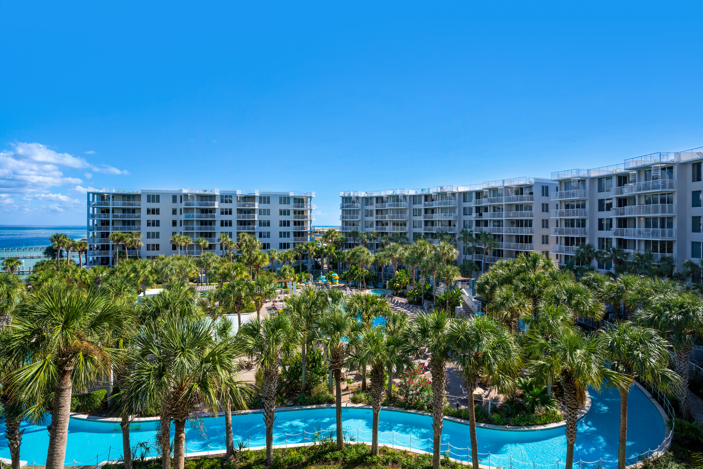 Balcony view of Lazy River