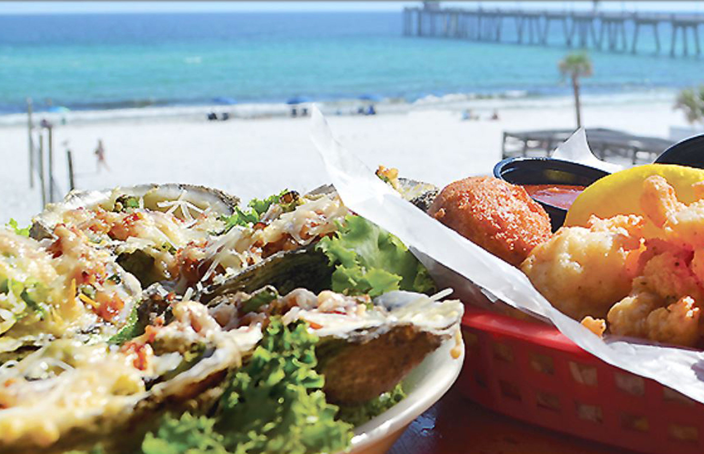 Wander over to the Boardwalk for food and music