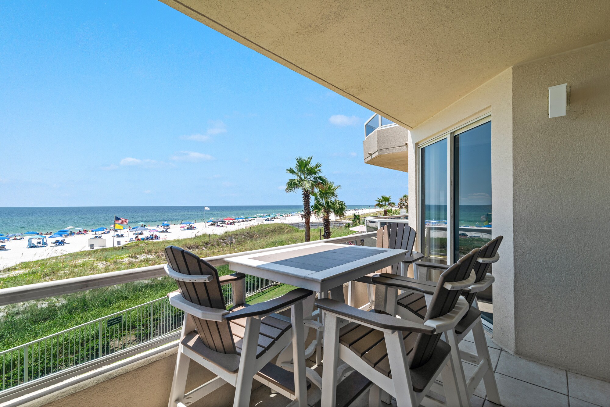 Private Balcony with views of the Gulf