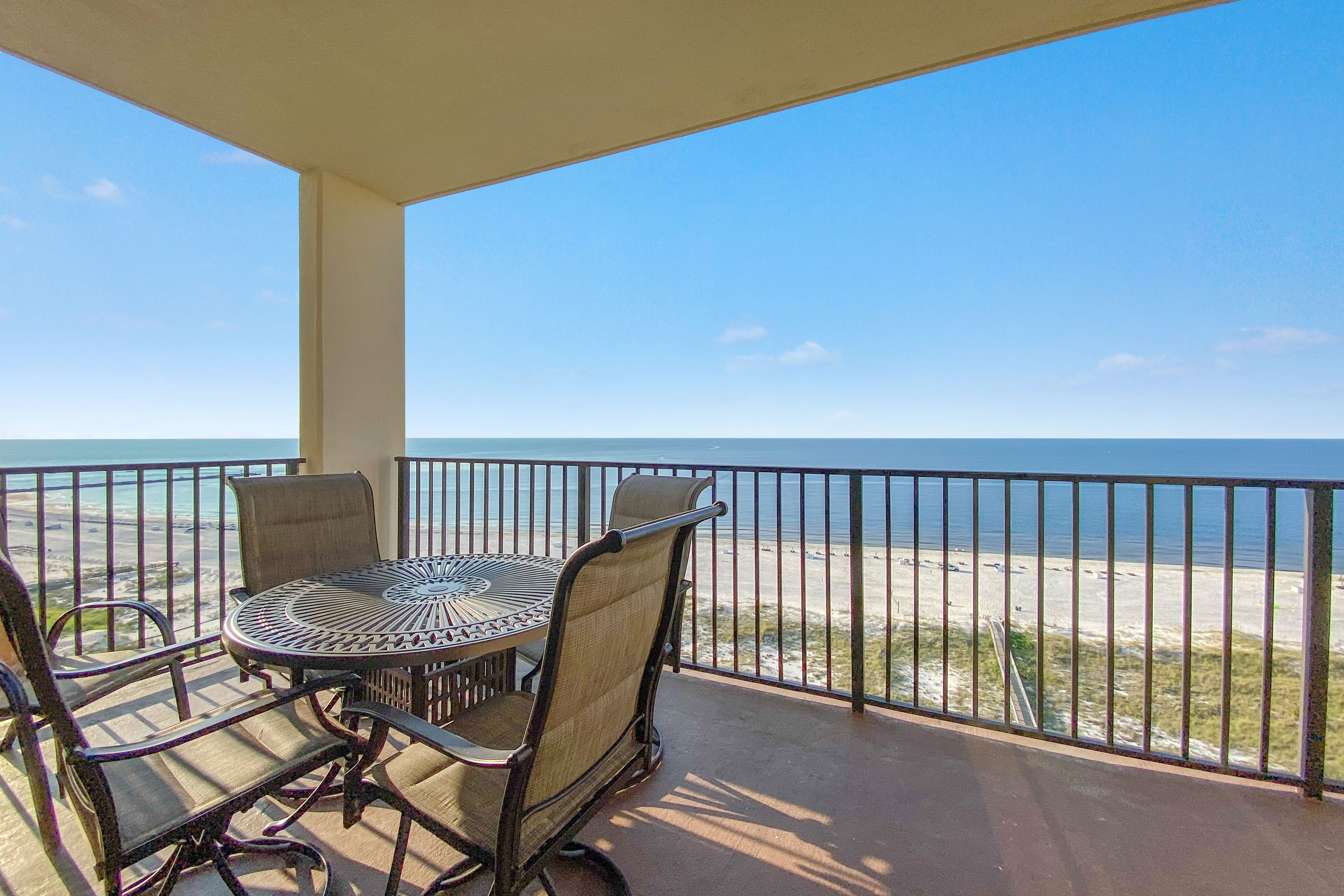 Private Balcony view overlooking the gulf