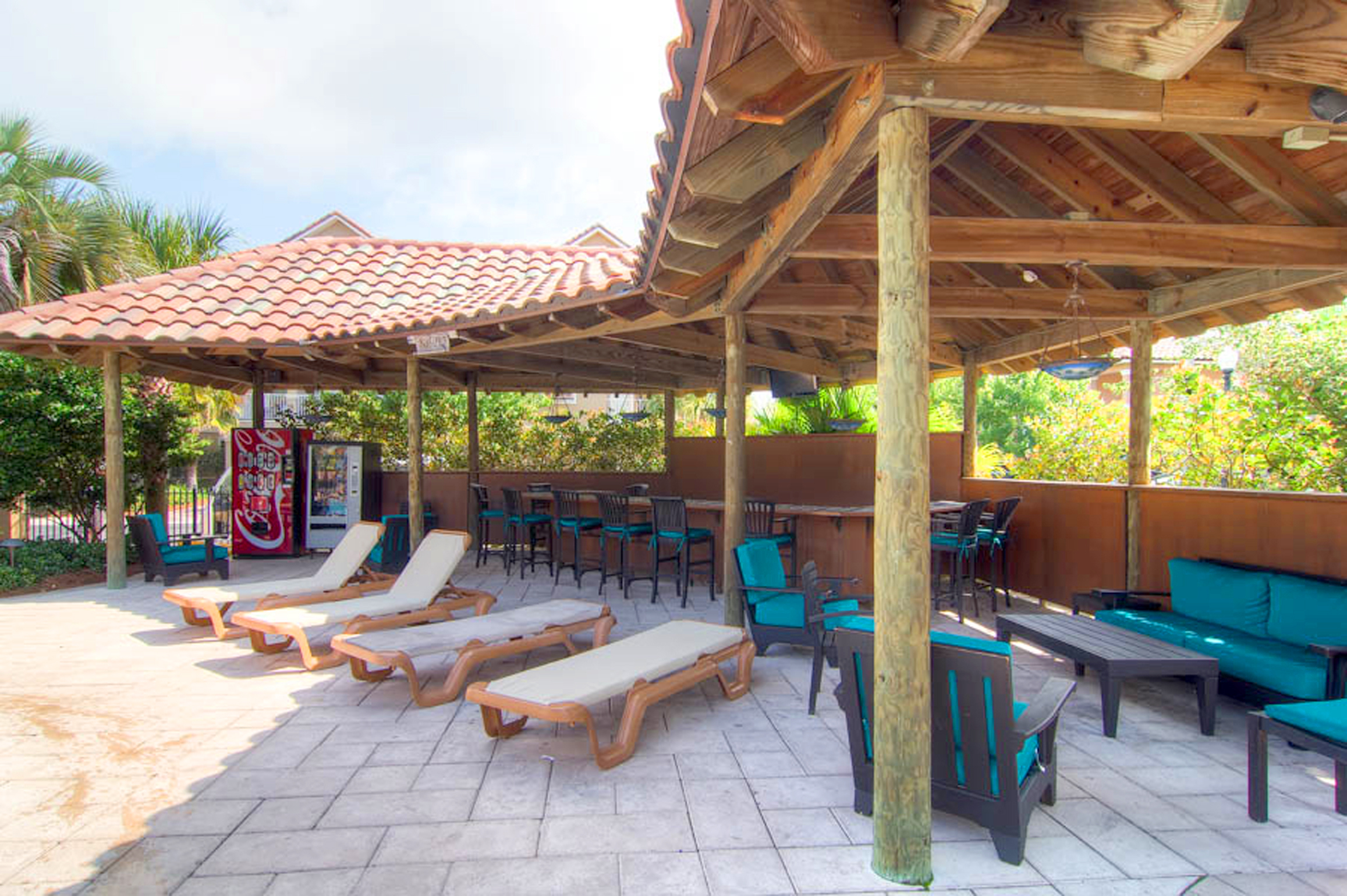 Tiki Bar by the Pool