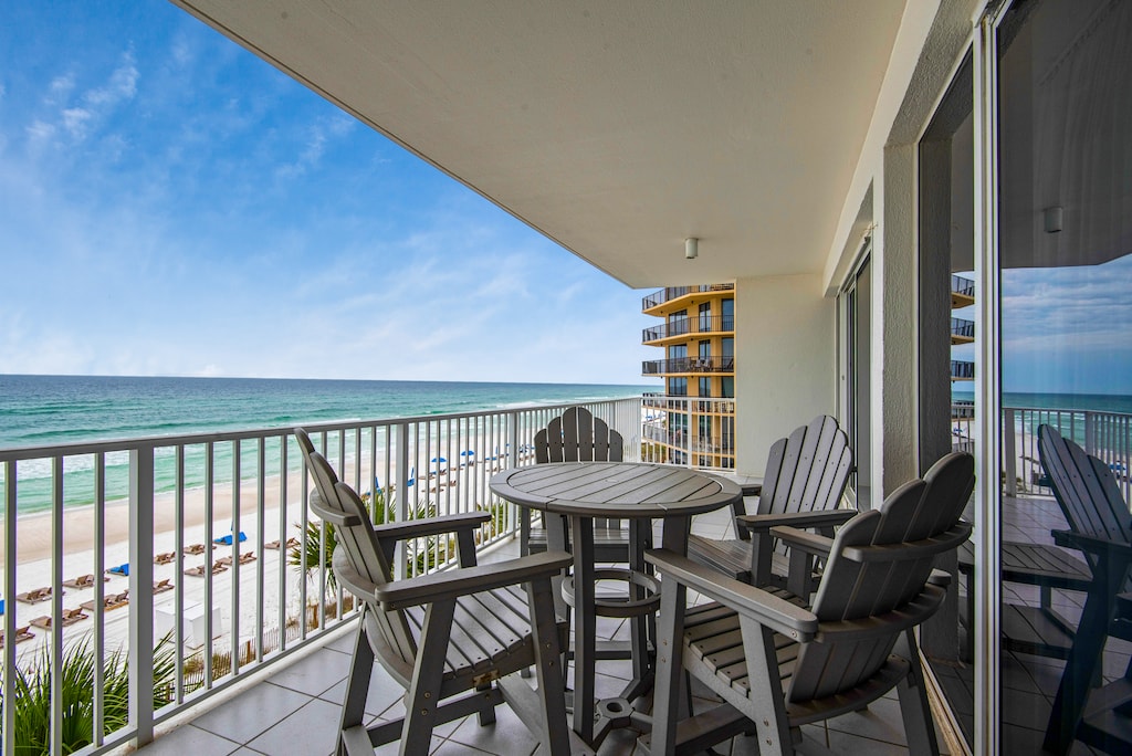Spacious Beach Front Balcony