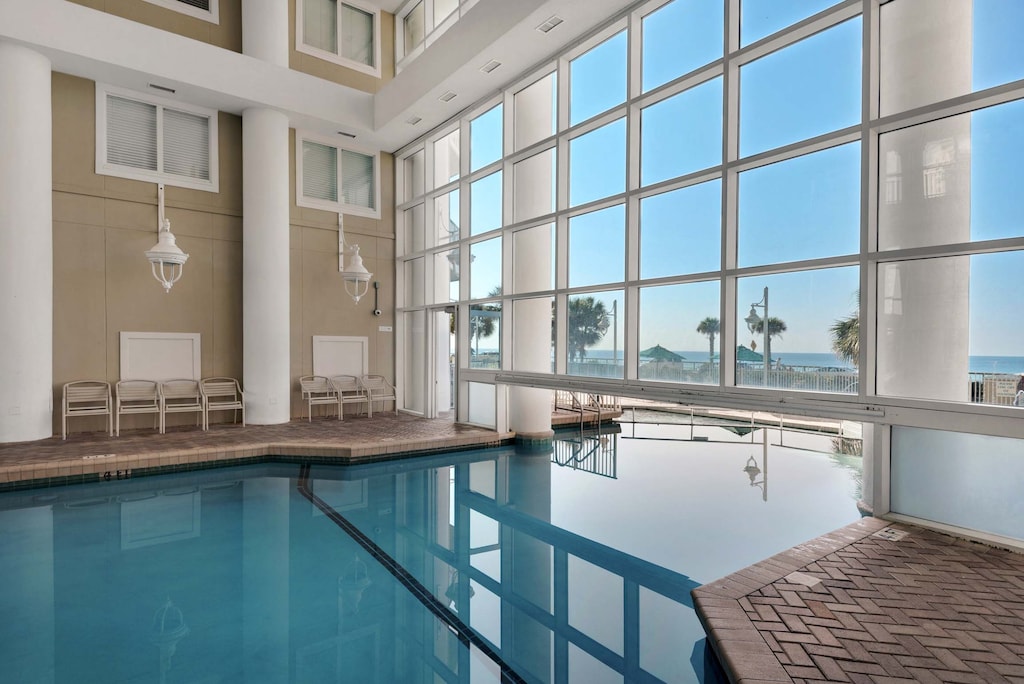 Swim Through Indoor Outdoor Pool