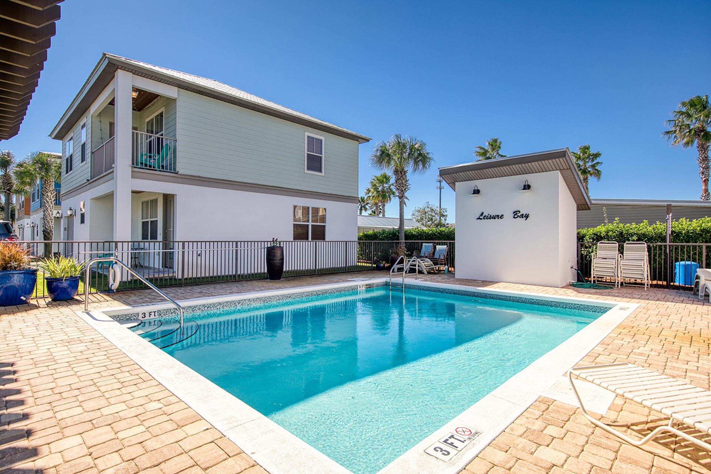 Enjoy a day by the pool - just across the street!