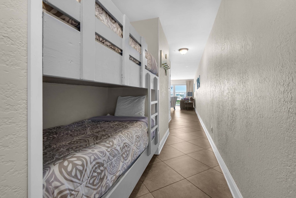 Twin over twin bunk nook