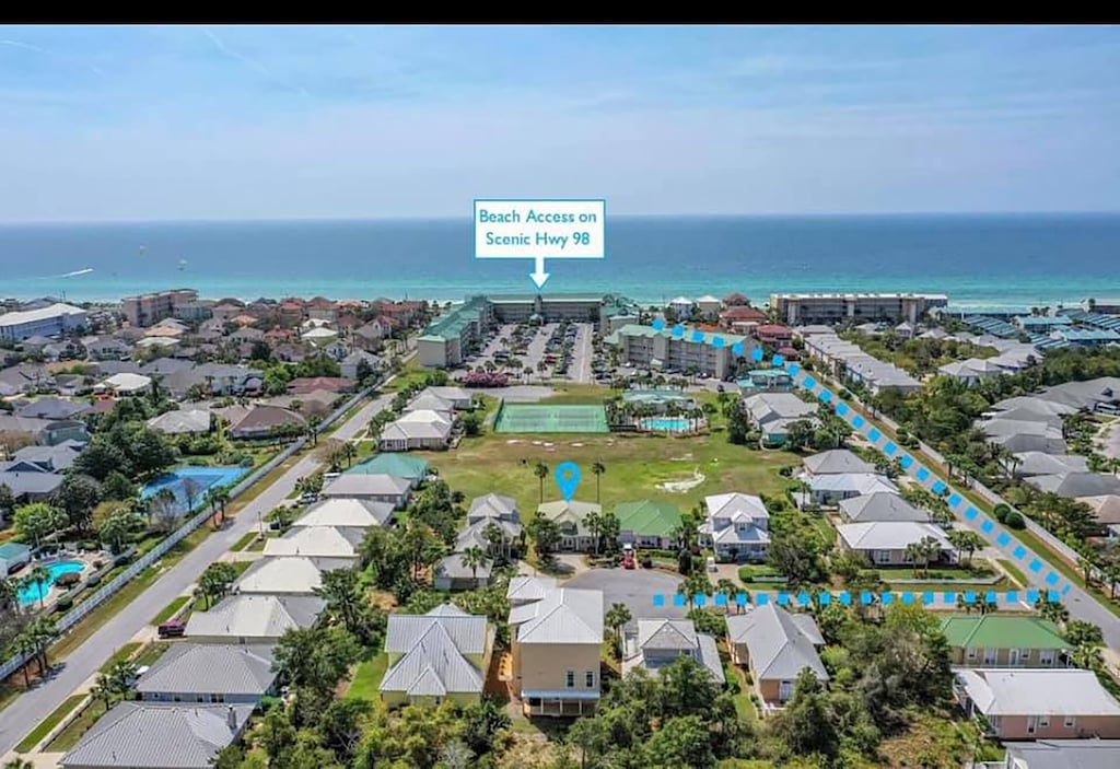 Just a short trip to the beach