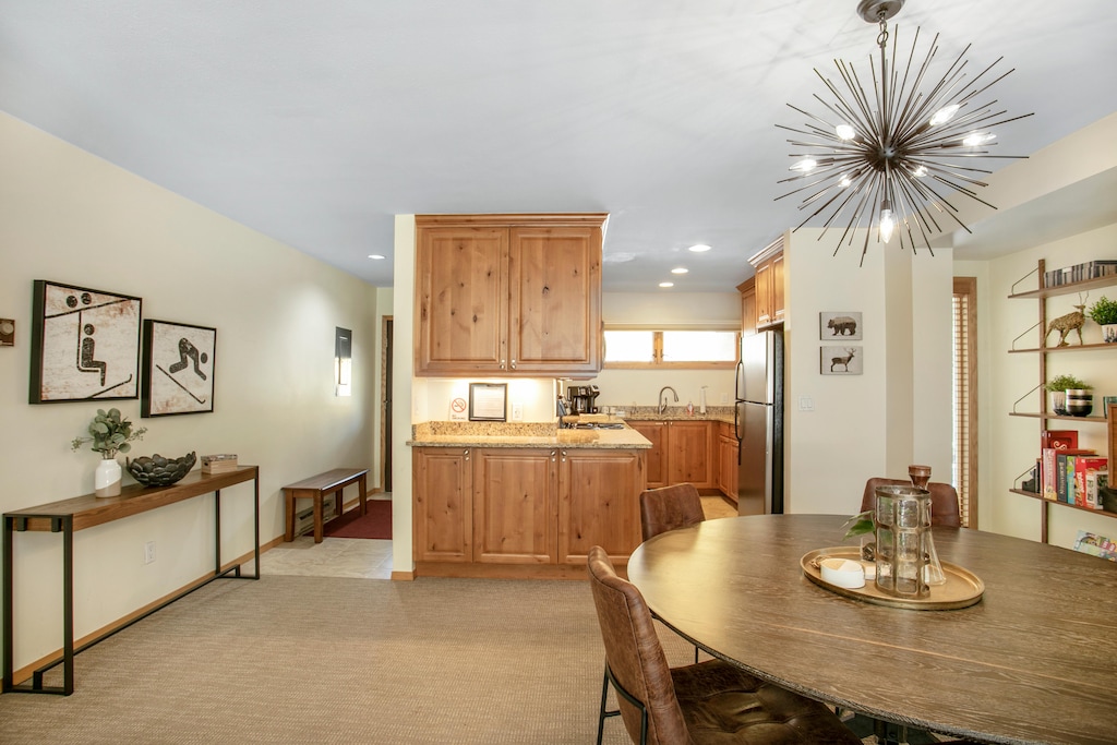 Dining Area and Kitchen
